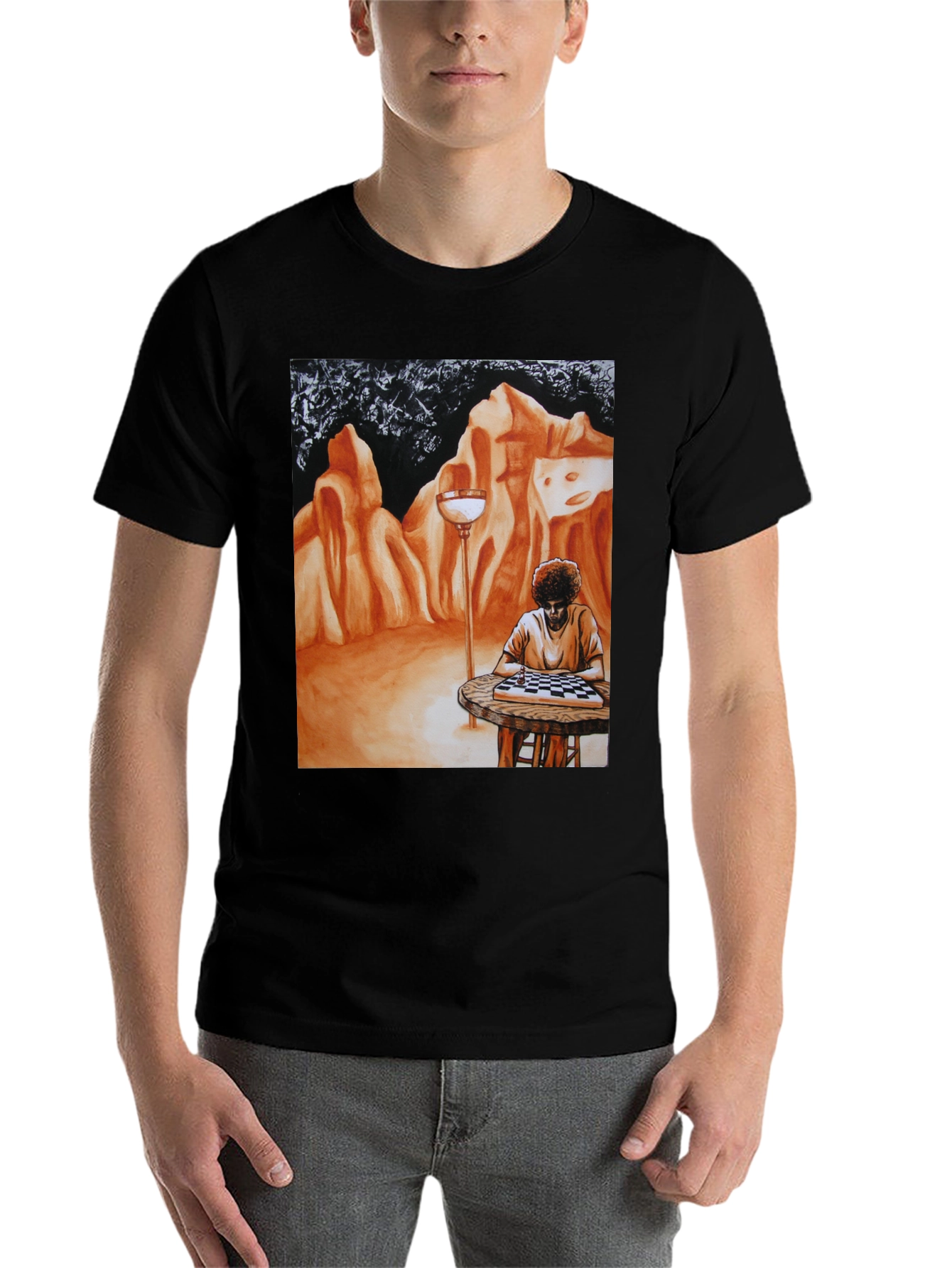 Artistic Chess Player T-Shirt - 7