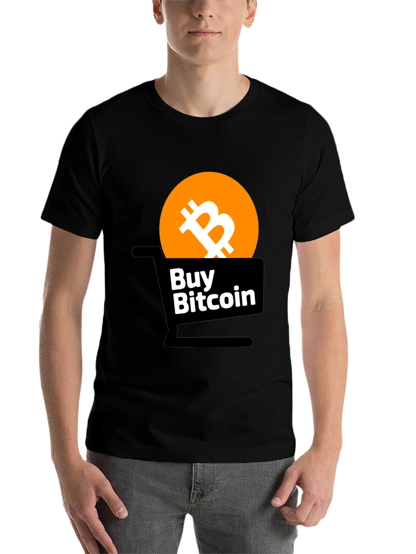 Buy Bitcoin Black Graphic Tee - Crypto Lover's Shirt - 7