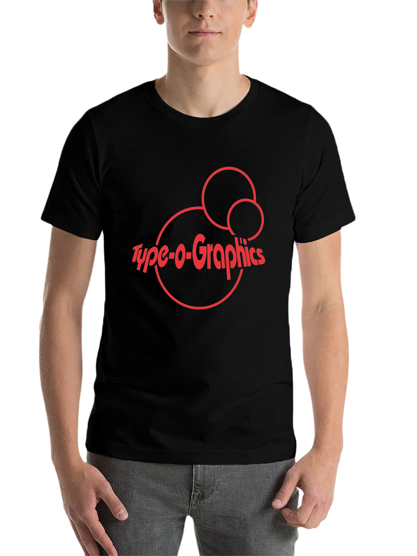 Black Type-o-Graphics Graphic Tee - Black view 7