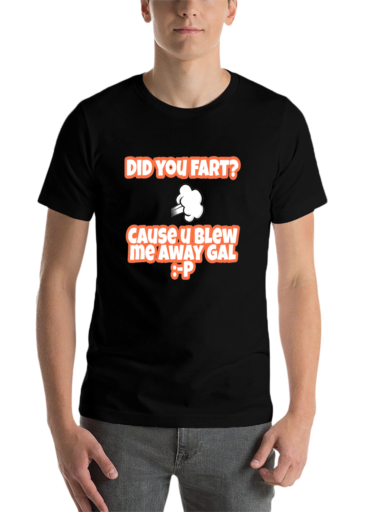 Black Did You Fart T-Shirt Funny Graphic Tee view 7