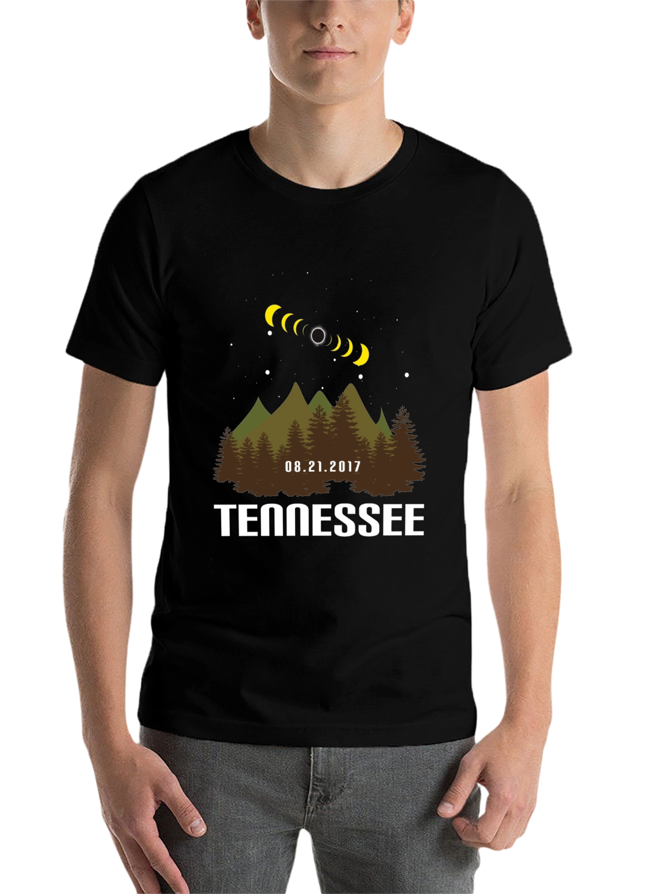 Black Tennessee Eclipse T-Shirt - August 21, 2017 view 7