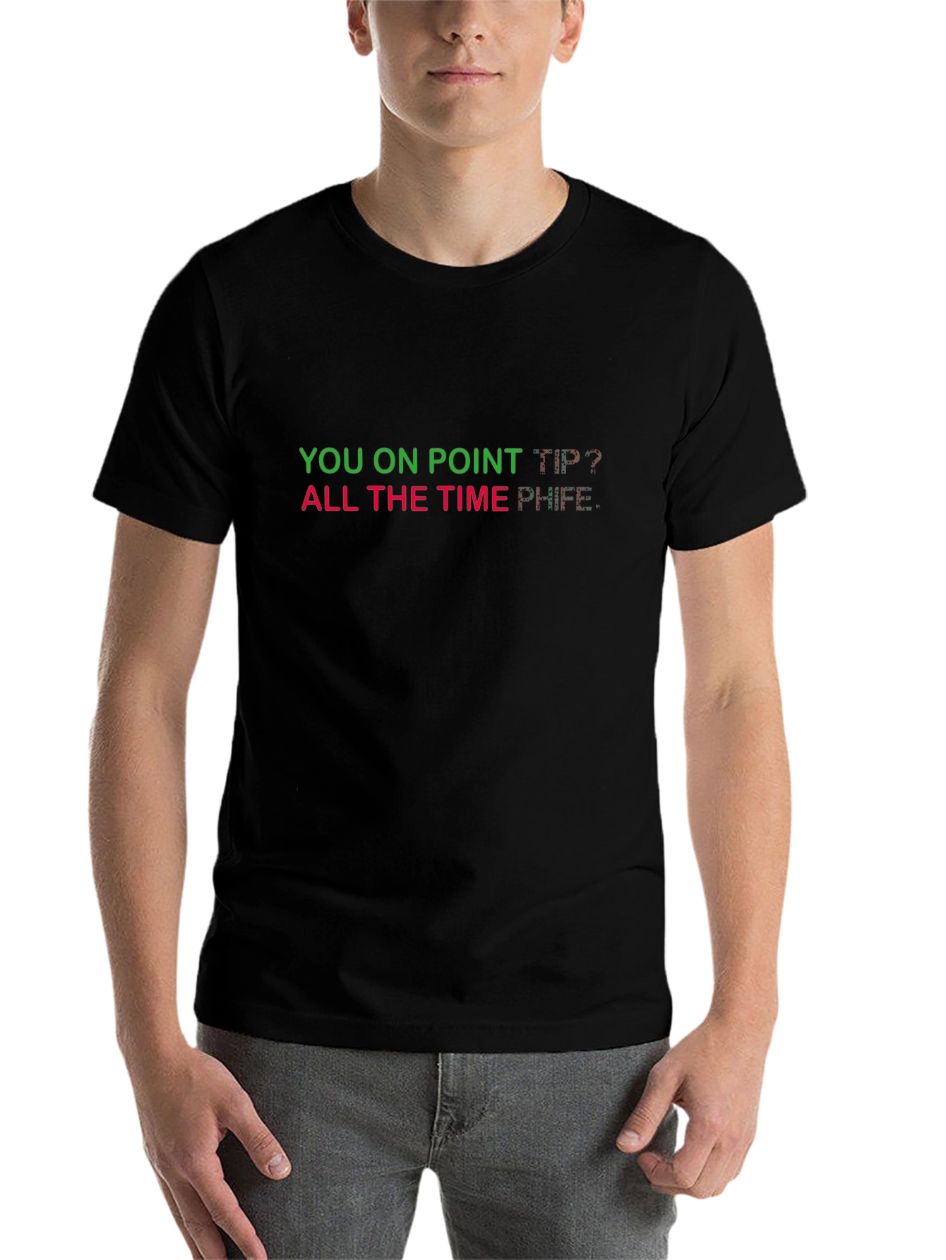 Black You on Point T-Shirt view 7