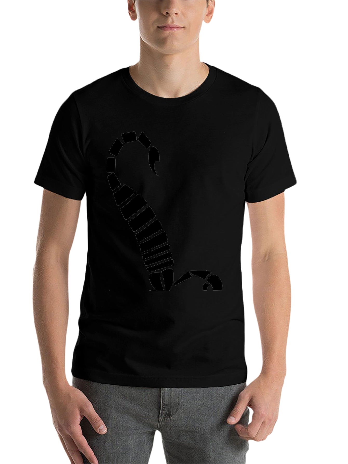 Black Black Scorpion Graphic Tee - Bold Style view 7