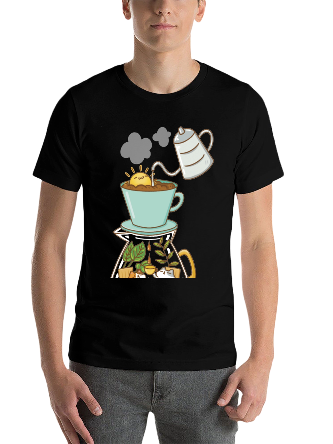 Black Coffee Lover's Brew T-Shirt view 7