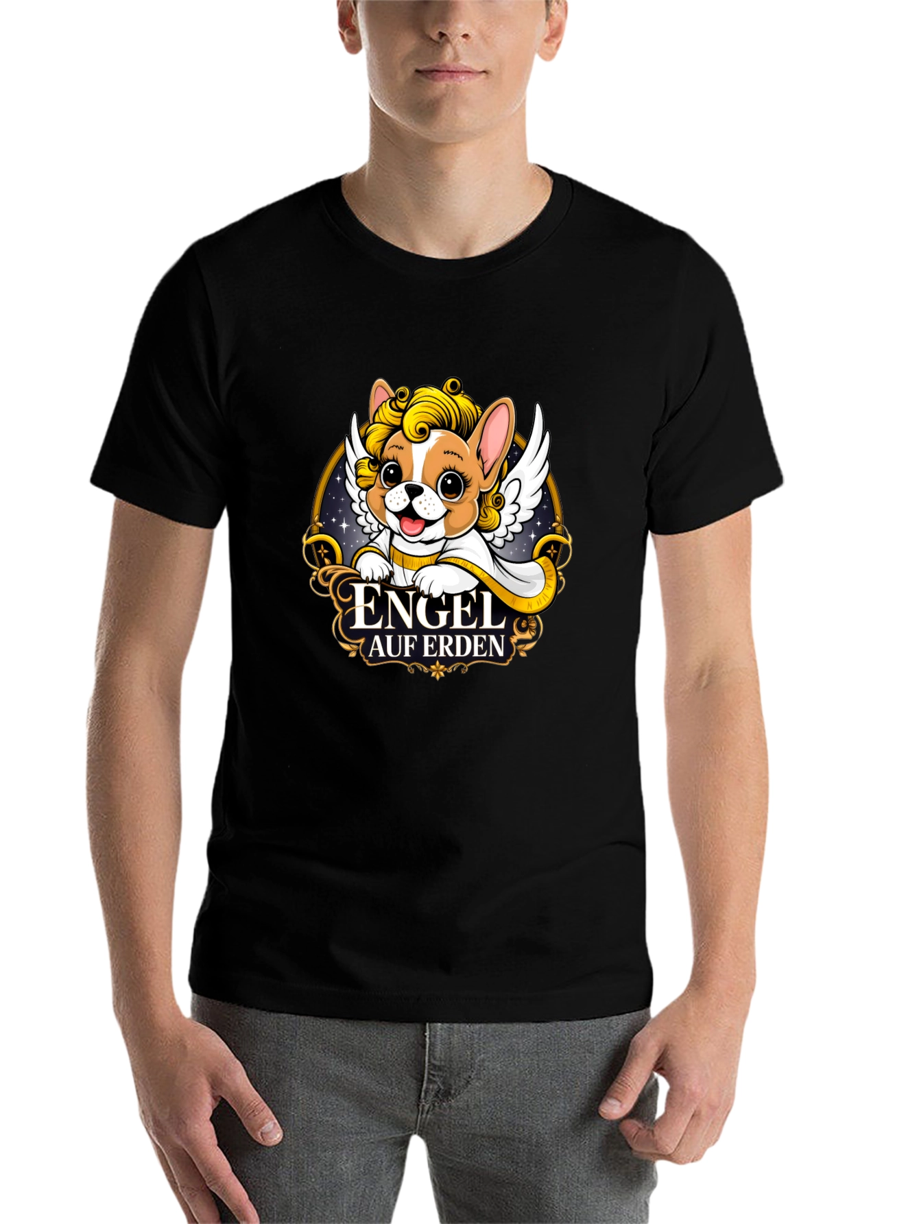 Angel Dog T-Shirt - Cute Pet Lover Tee - 7