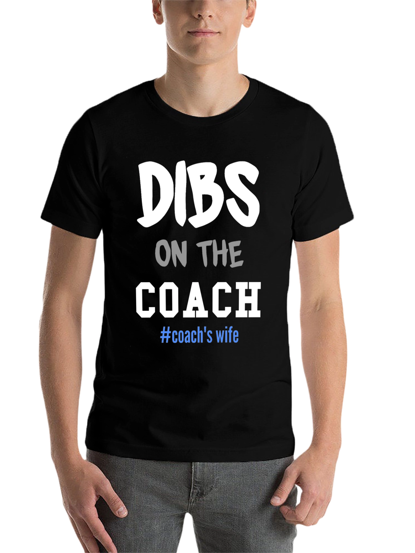 Black Dibs on the Coach T-Shirt: Wife Tee view 7