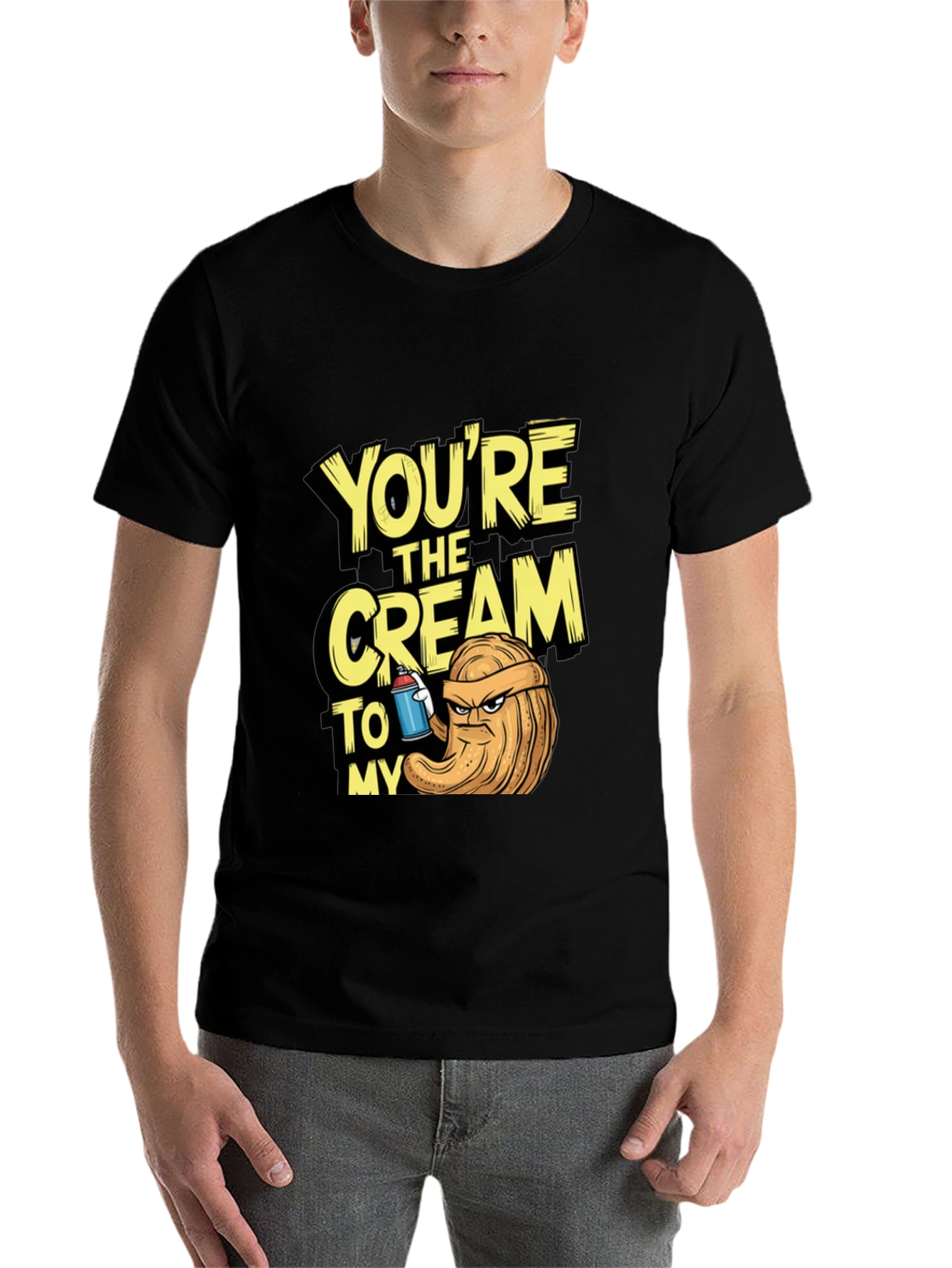 Black You're The Cream To My.. T-Shirt view 7