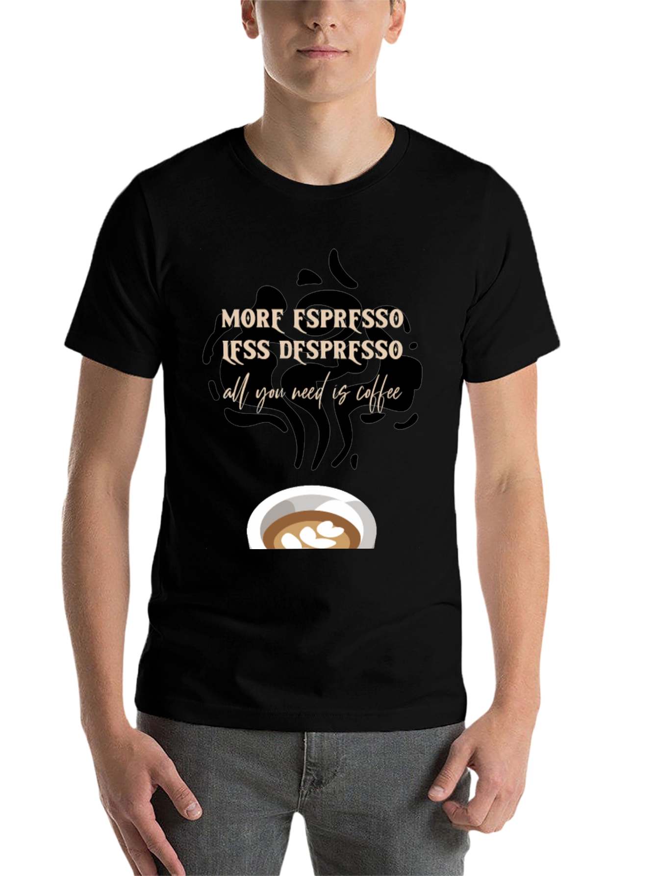 Espresso Coffee Graphic T-Shirt - 7