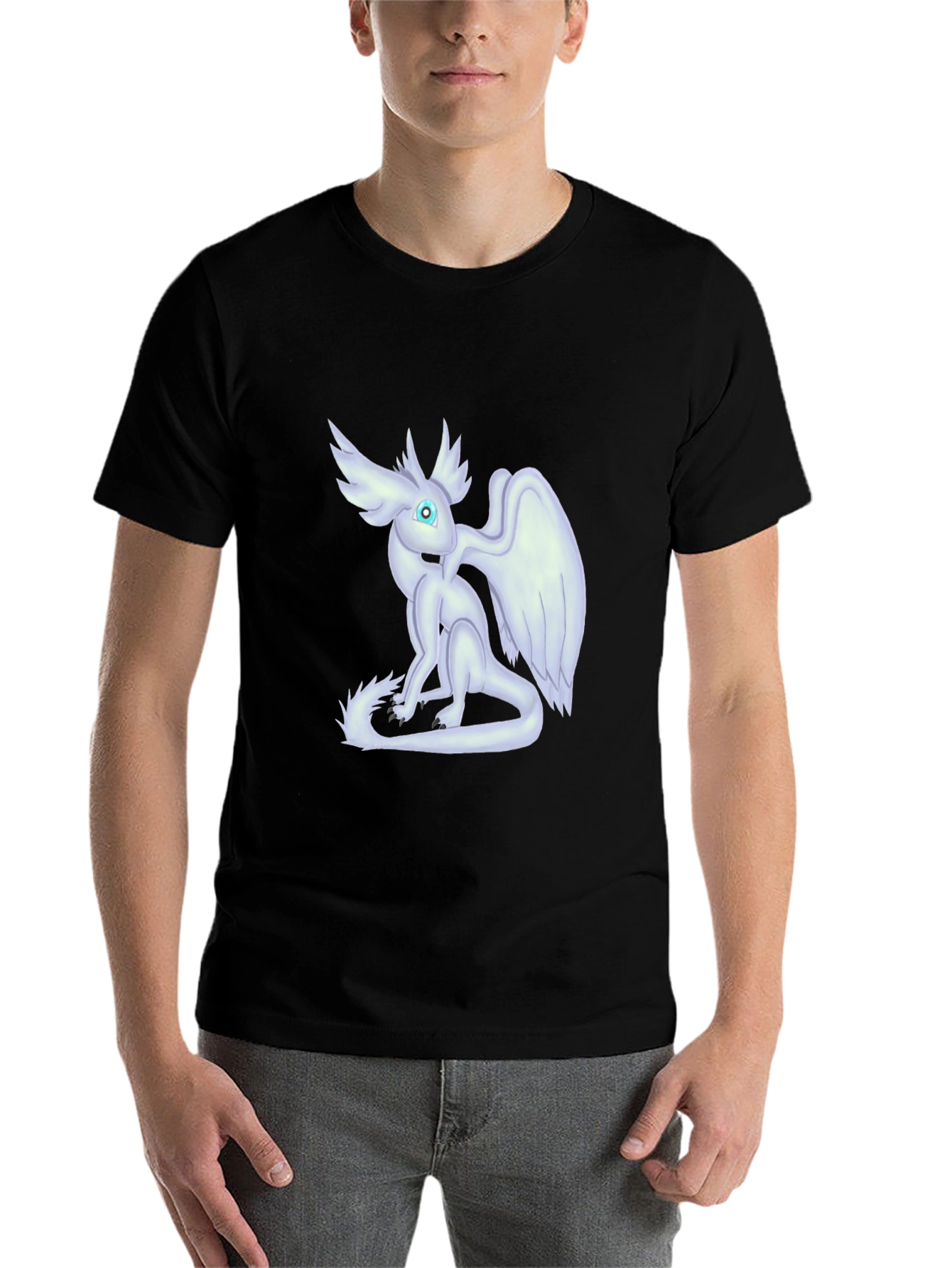 Black Dragon Art Black T-Shirt view 7