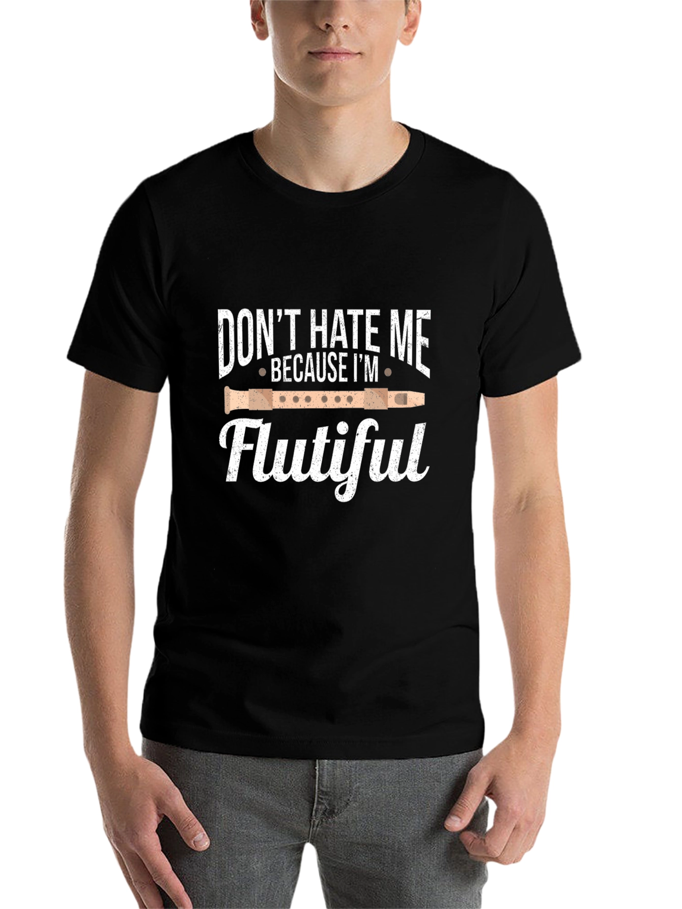 Black Don't Hate Me Flutiful Black T-Shirt view 7
