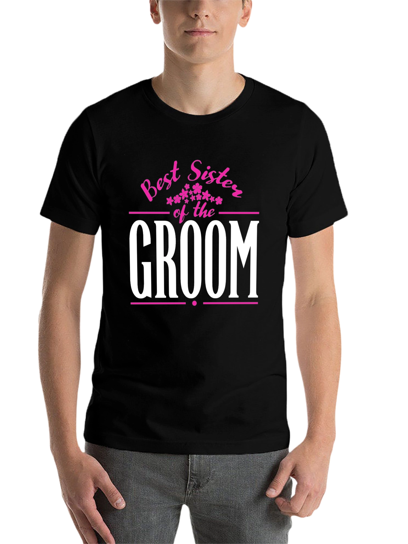Best Sister of the Groom T-Shirt - Wedding Party - 7