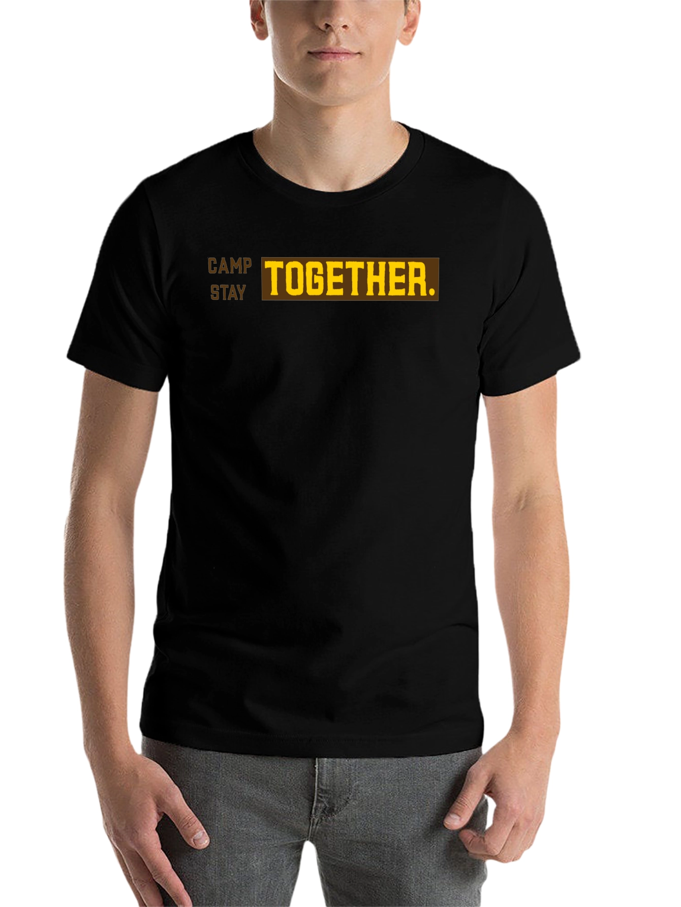 Black Camp Stay Together T-Shirt view 7