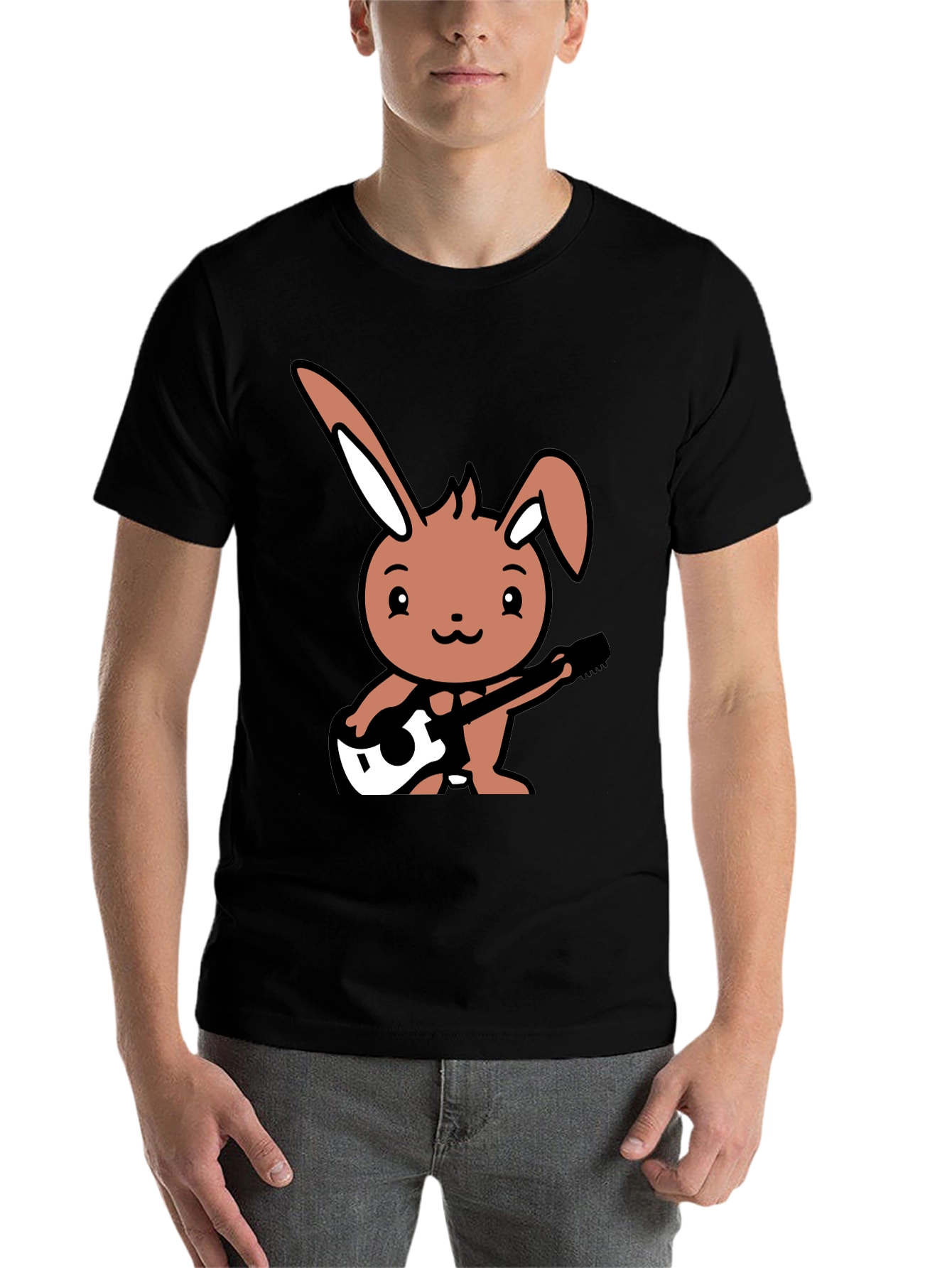 Black Bunny Rocker Graphic Tee view 7