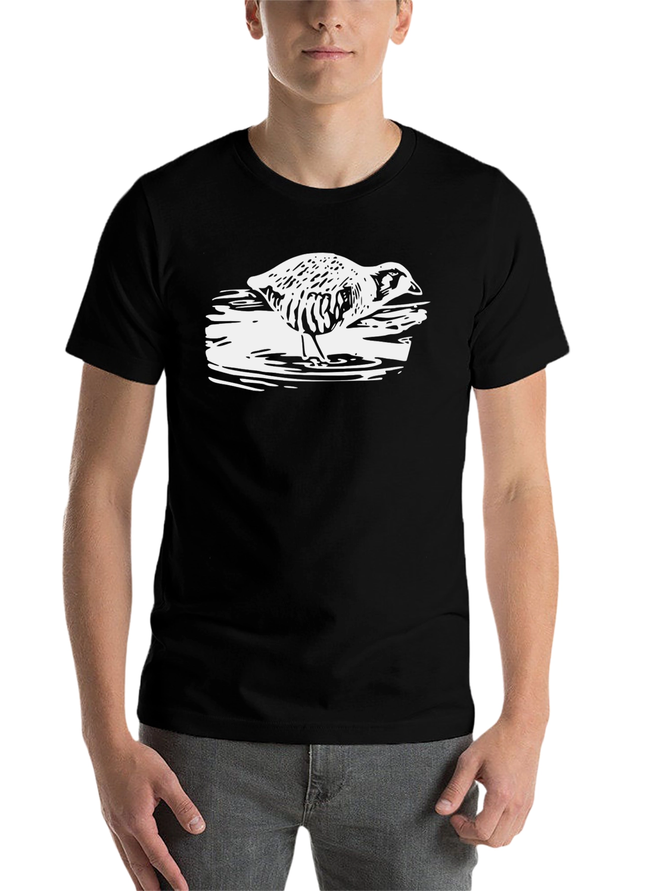 Black Duck Graphic Black T-Shirt view 7