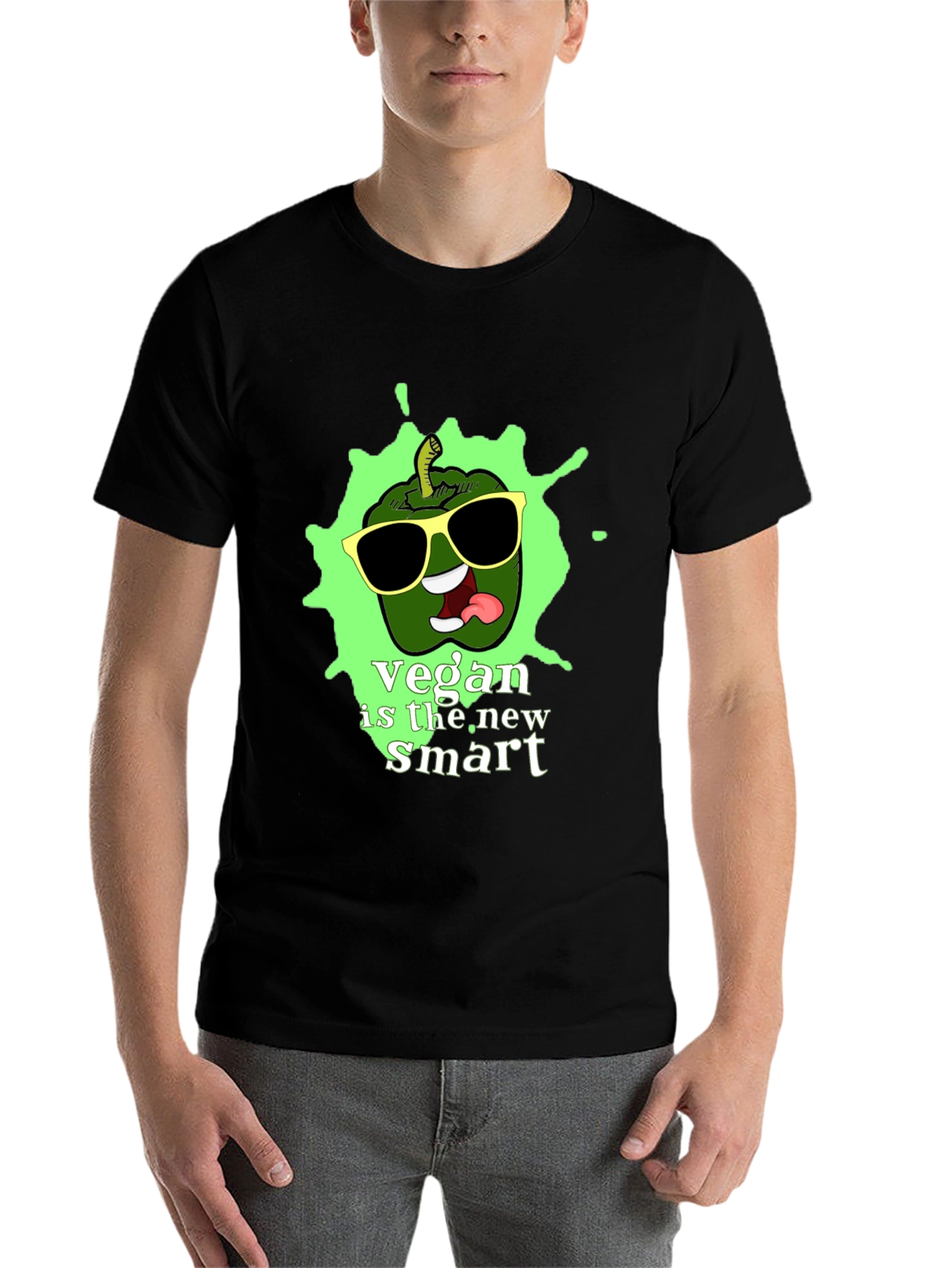 Black Vegan Is the New Smart T-Shirt view 7