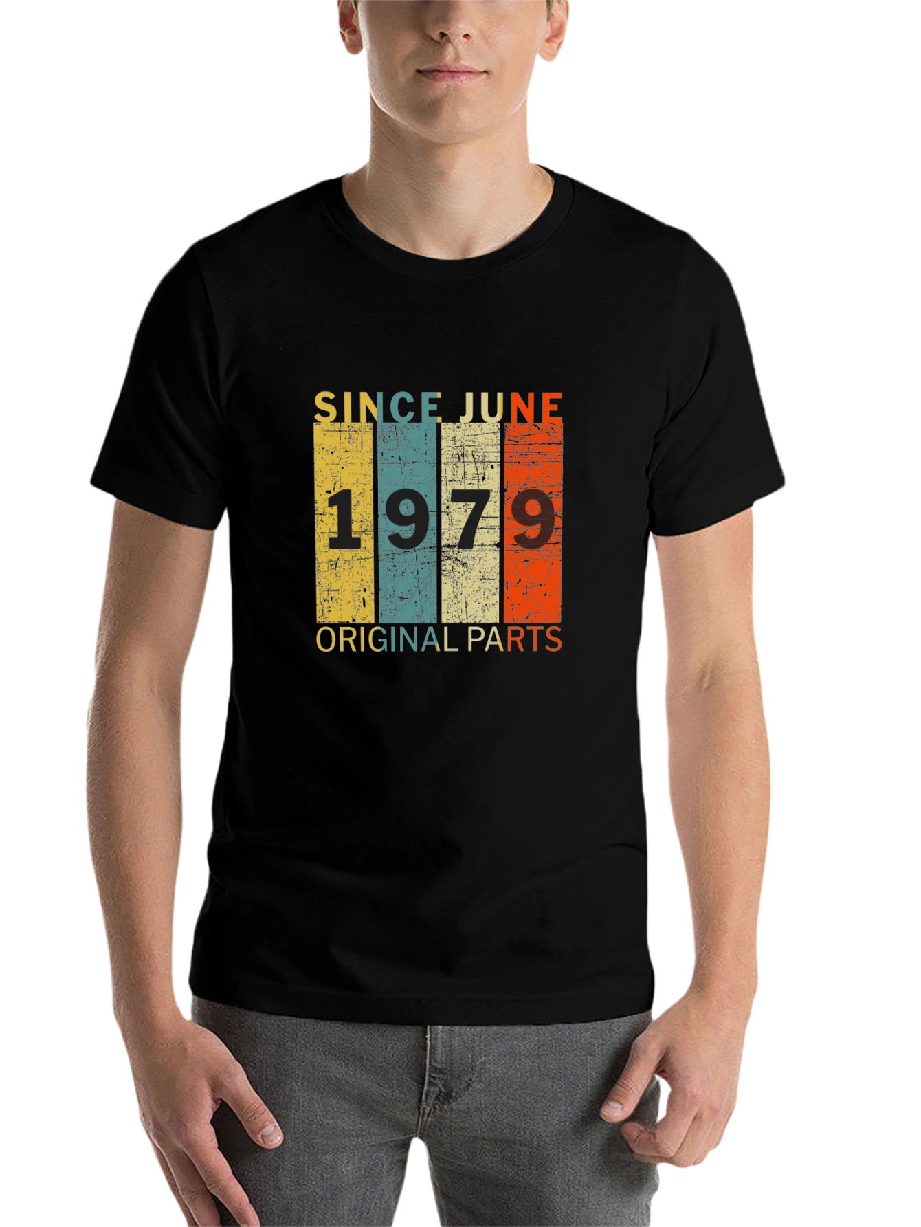 Black Since June 1979 Original Parts Black Graphic Tee view 7