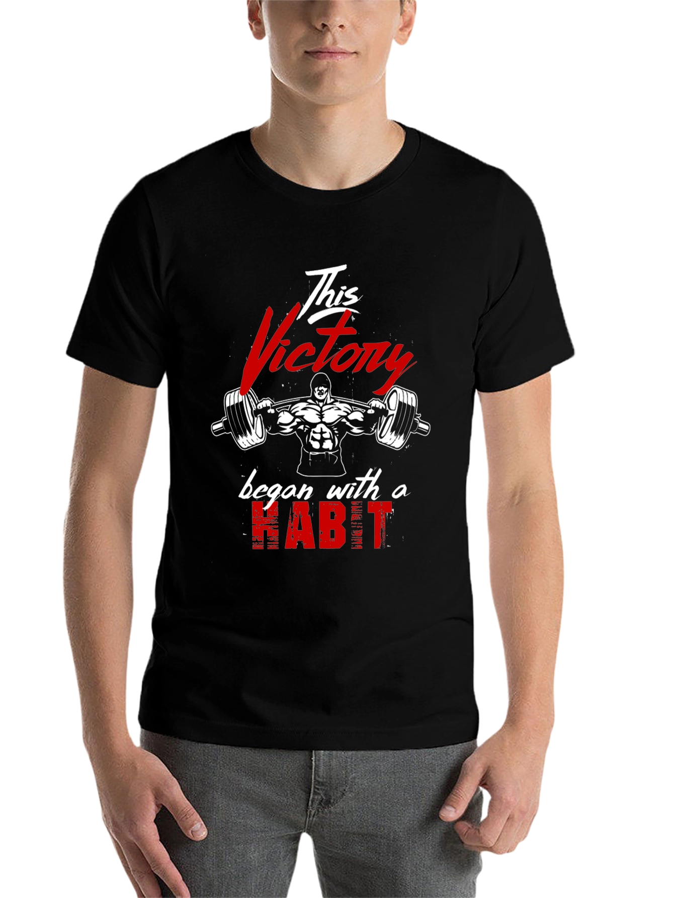 Victory Habit Gym T-Shirt - Fitness Motivation - 7