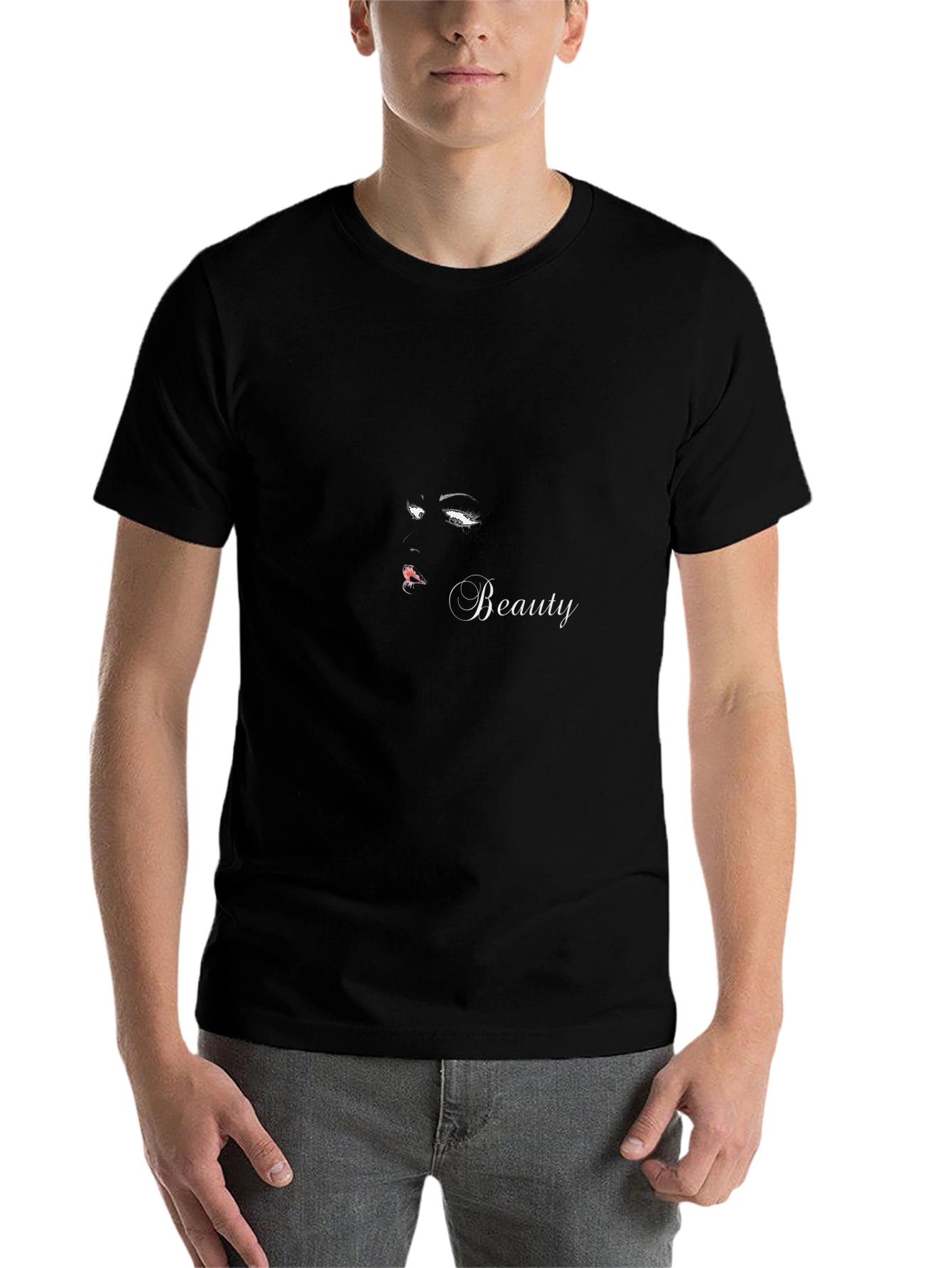 Beauty Graphic Black T-Shirt - 7
