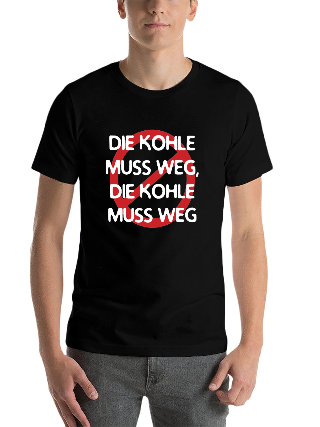Black Die Kohle Muss Weg Graphic Tee view 7