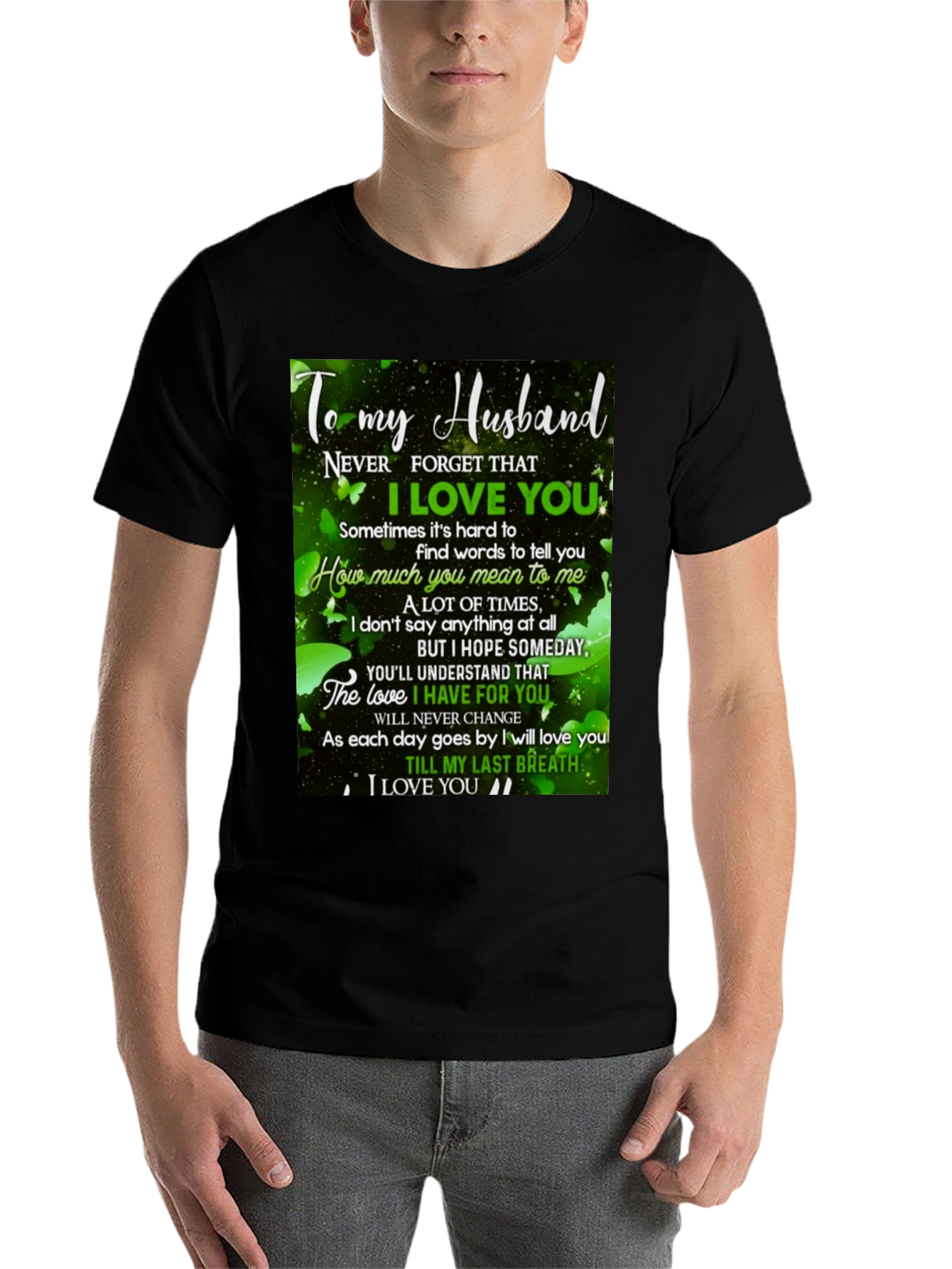 Black To My Husband Graphic Tee view 7