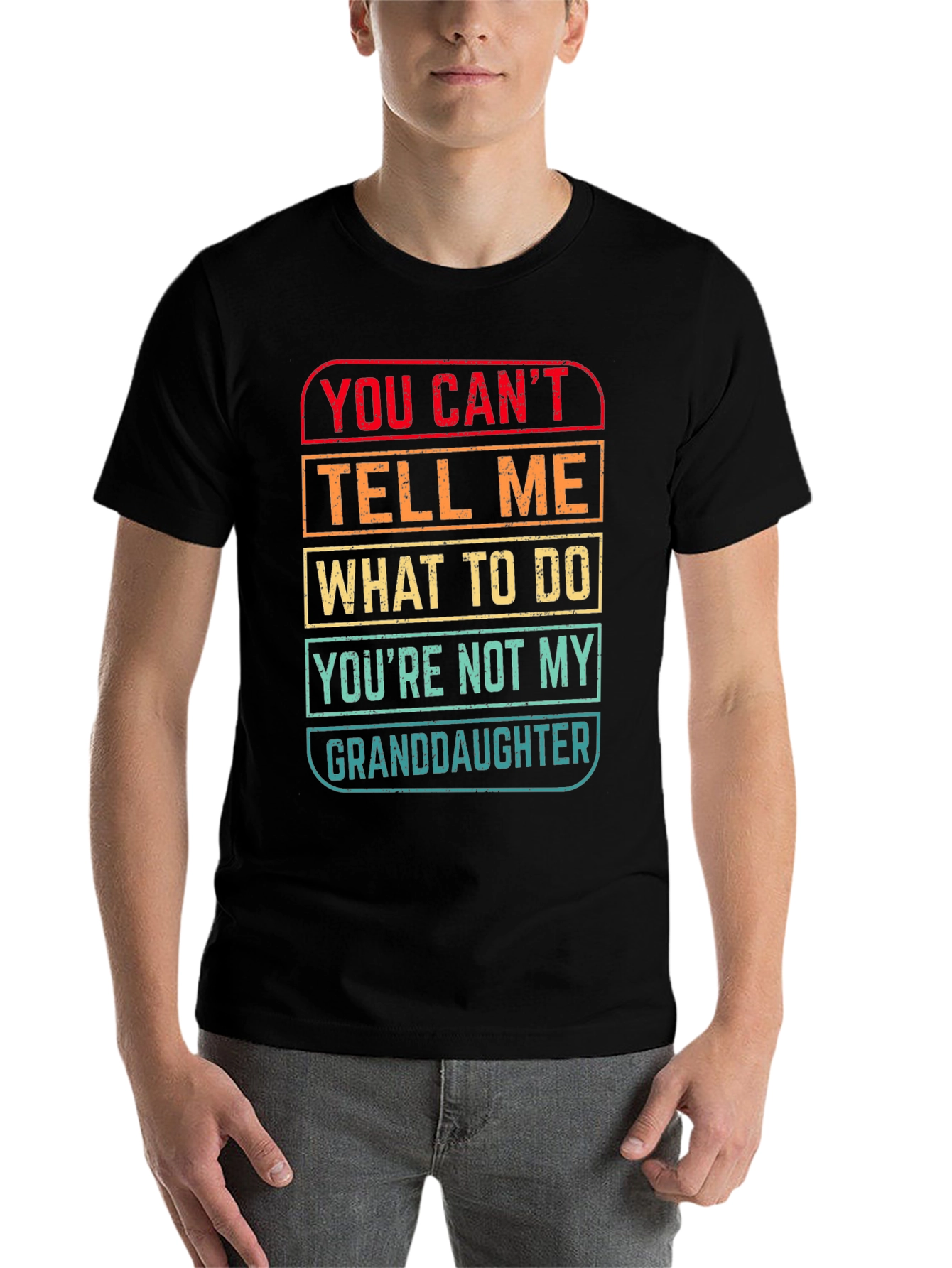 Black Granddaughter T-Shirt - "You Can't Tell Me What To Do" view 7