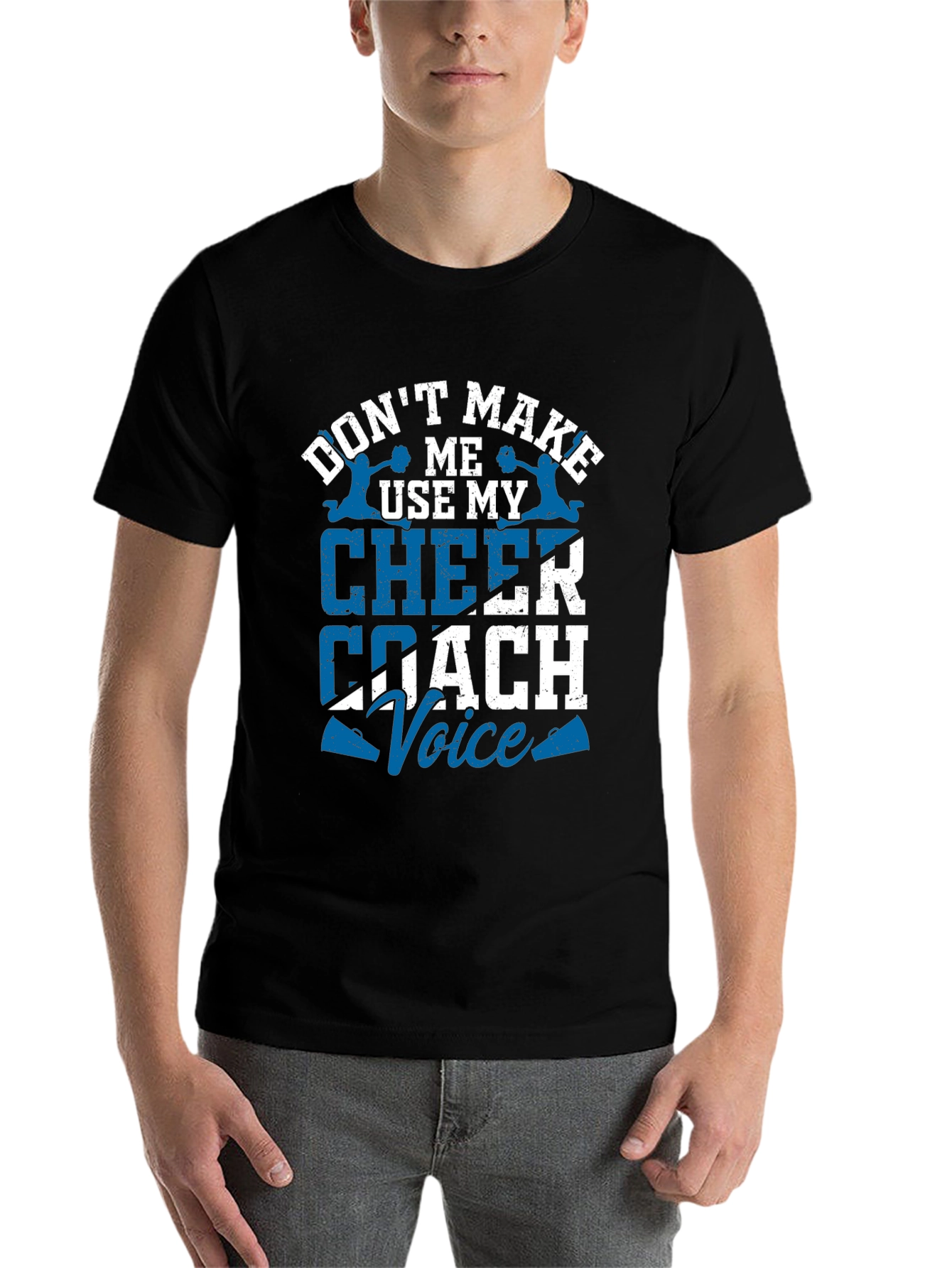 Black Cheer Coach Voice T-Shirt view 7
