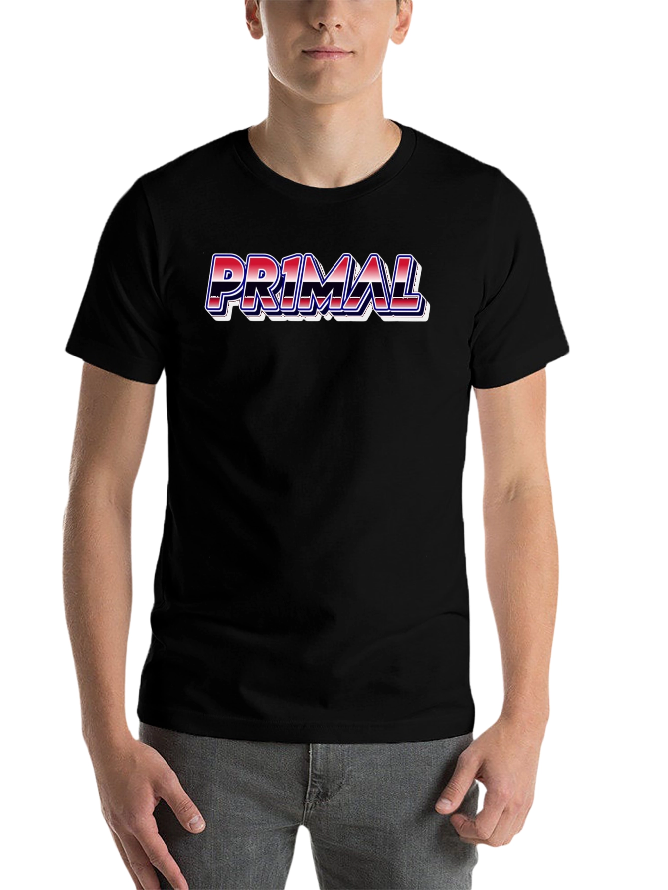 Black Primal Graphic T-Shirt - Bold Statement Tee view 7