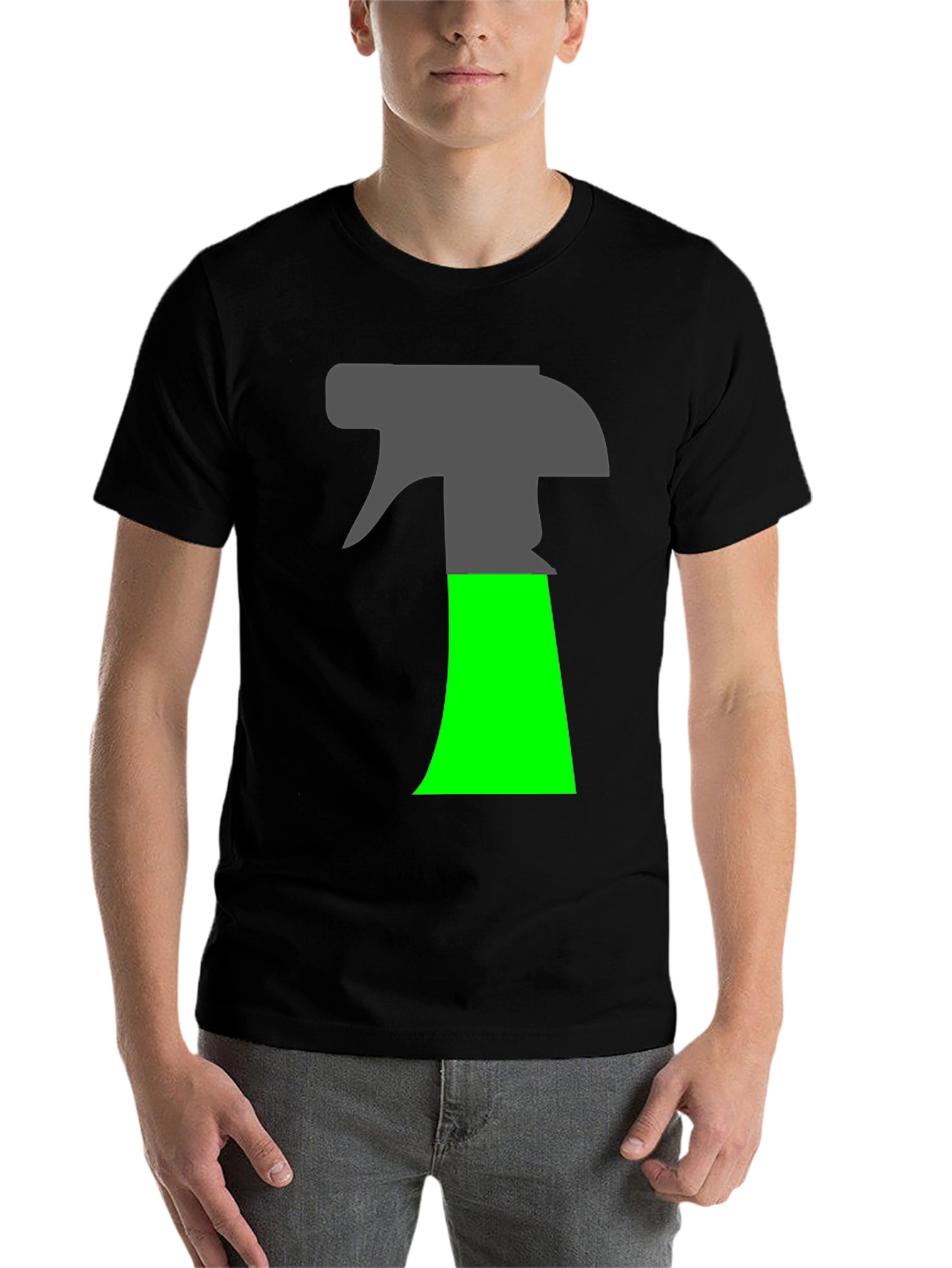 Black Spray Bottle Graphic T-Shirt - Novelty Design view 7