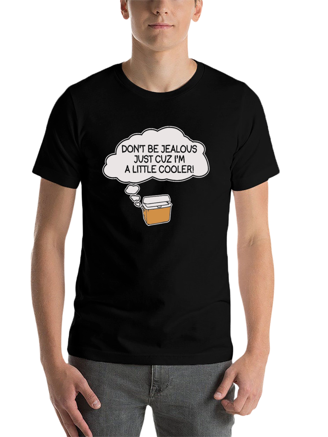 Black Cooler Humor Graphic T-Shirt view 7