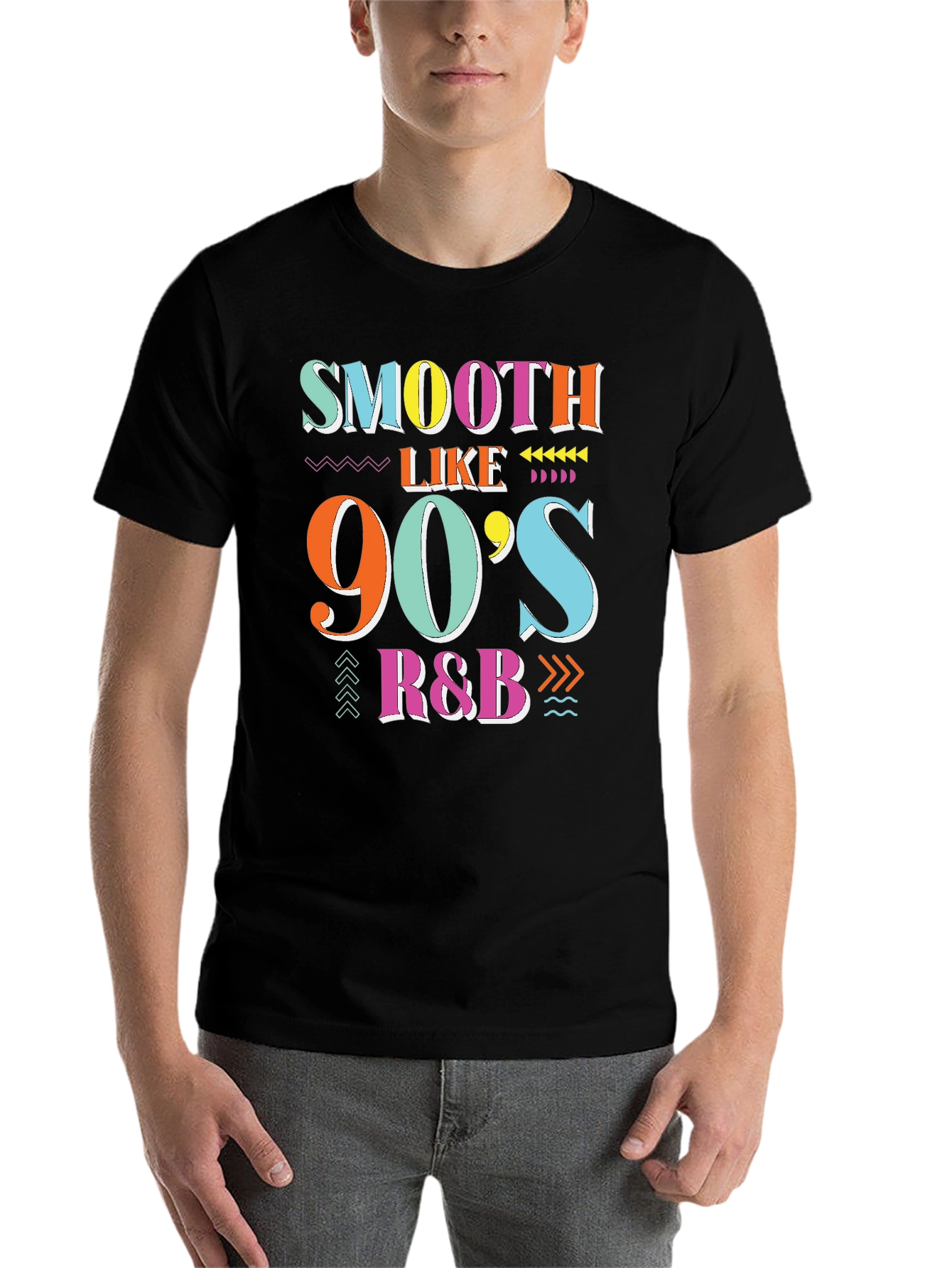 Black 90's R&B Graphic T-Shirt view 7