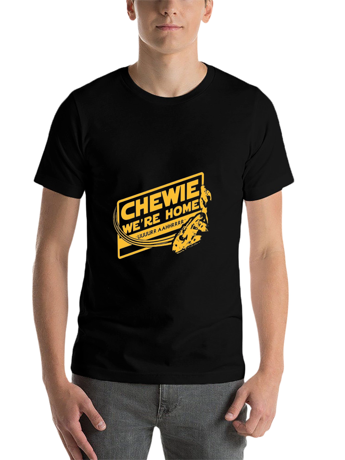 Black Chewie We're Home Black T-Shirt view 7