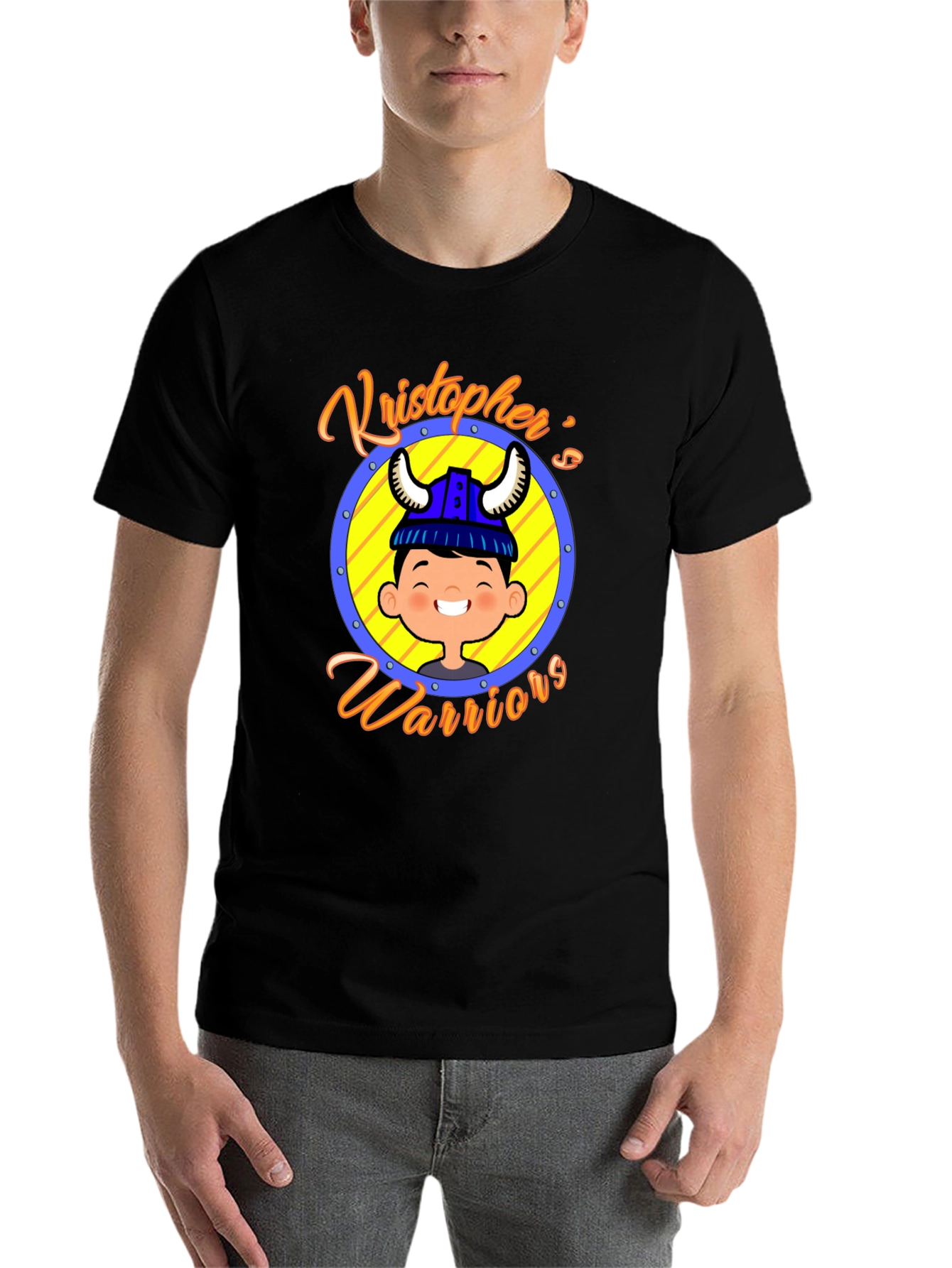 Black Kristopher's Warriors Graphic T-Shirt view 7