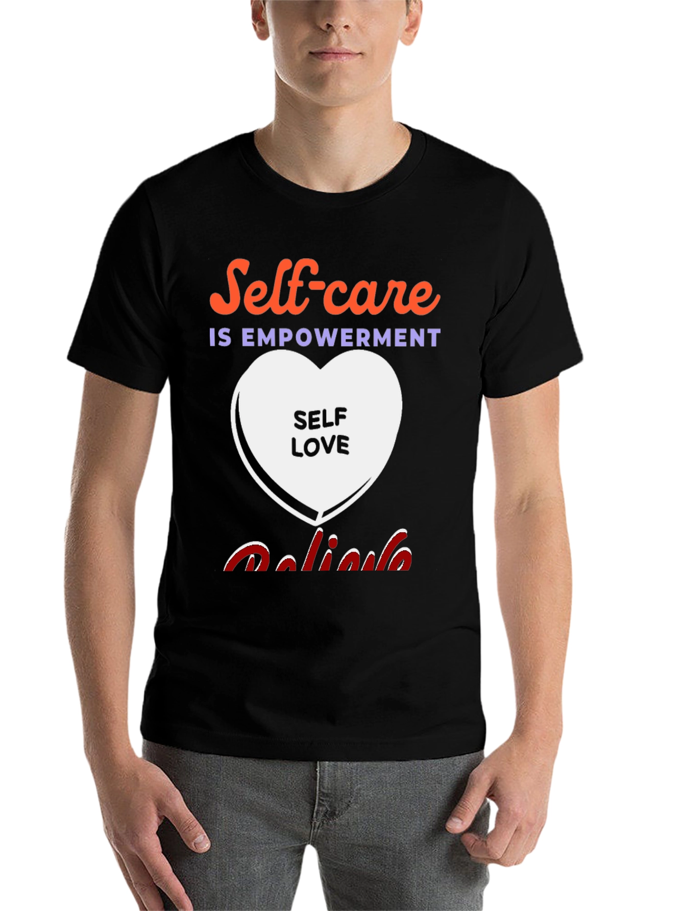 Black Self-Care Empowerment Graphic Tee view 7