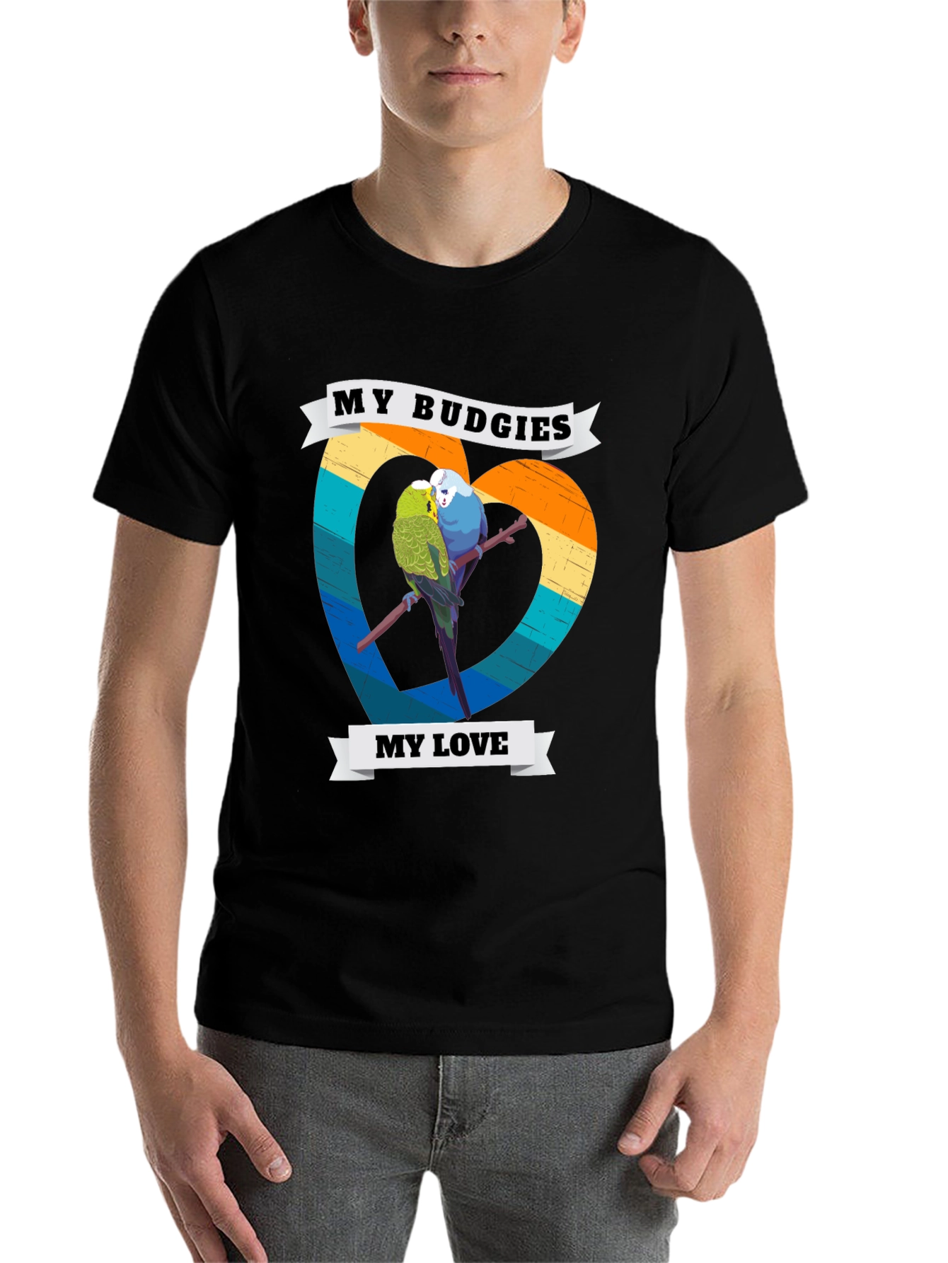 My Budgies My Love T-Shirt - Cute Bird Lover Tee - 7