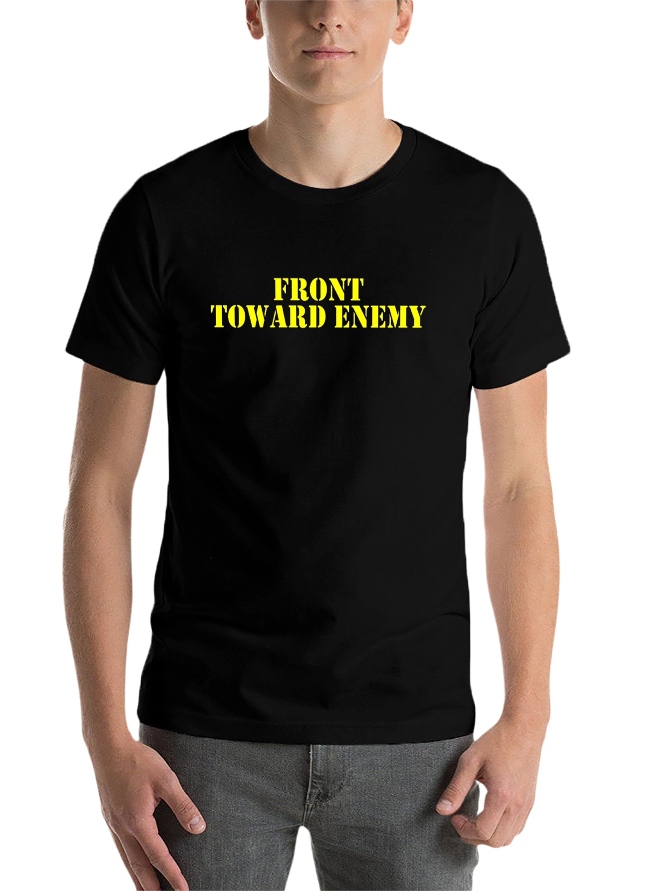 Black Front Toward Enemy T-Shirt - Military Inspired Tee view 7