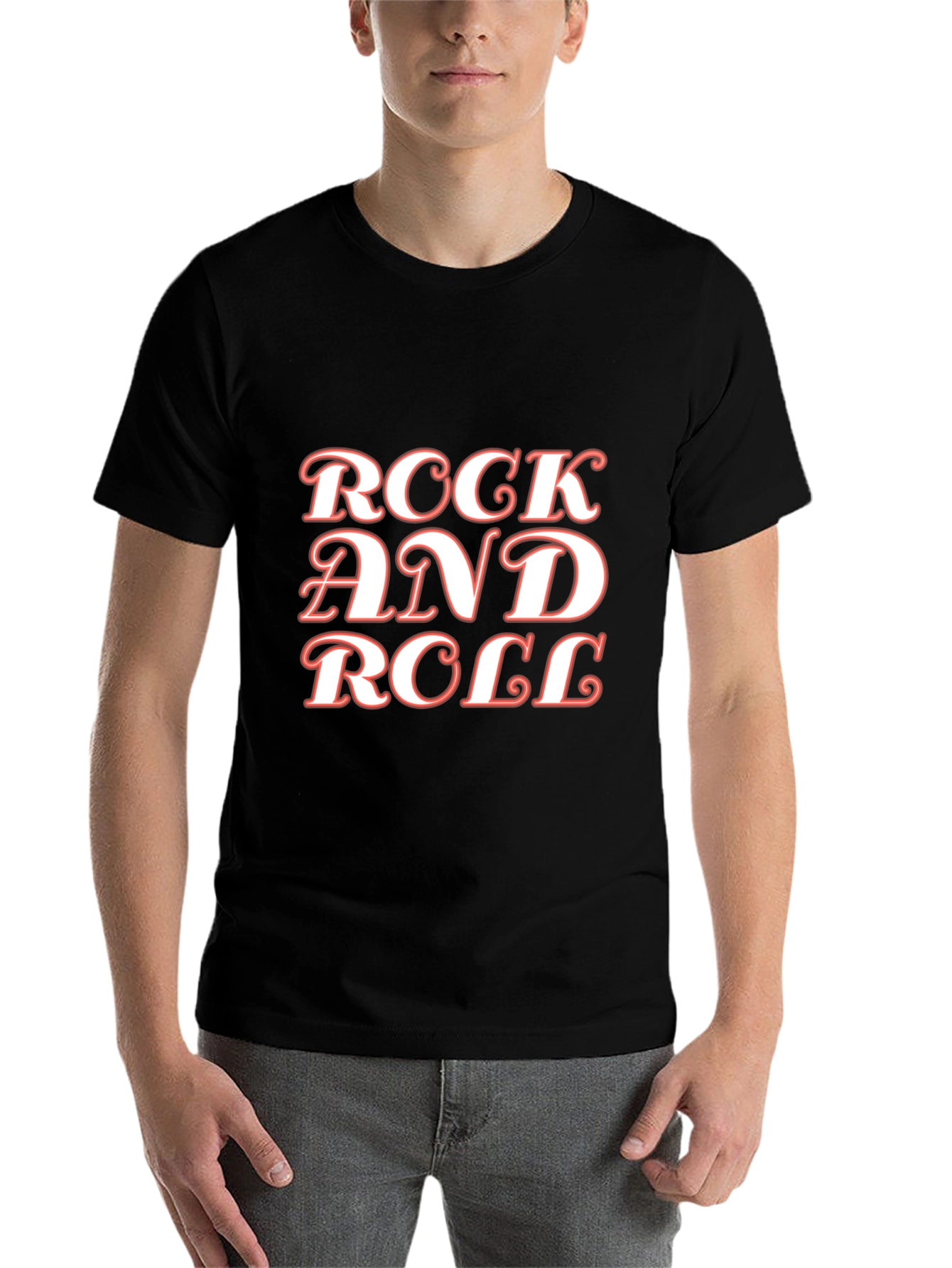 Black Rock and Roll Graphic Tee view 7