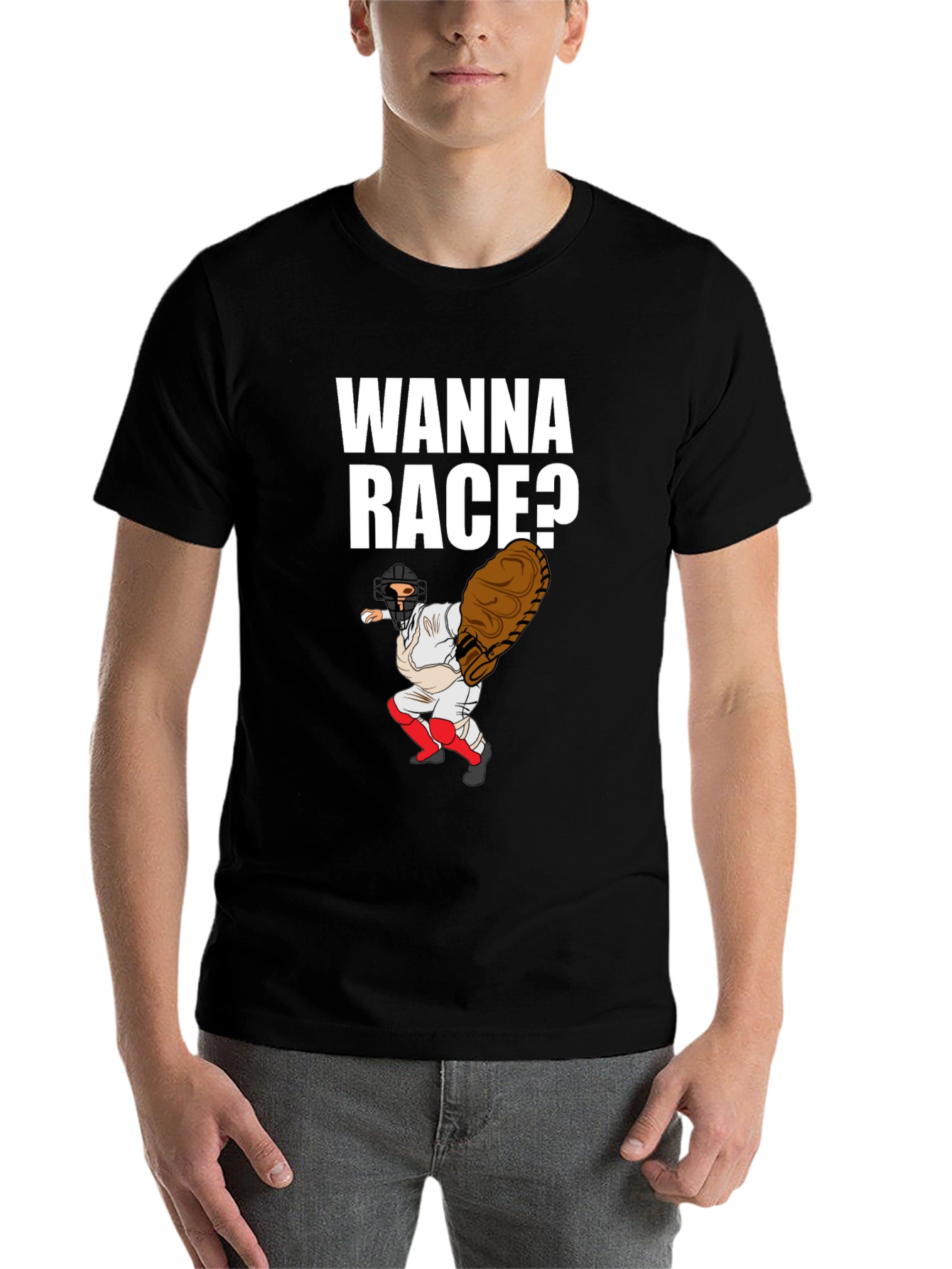 Wanna Race Baseball T-Shirt - 7