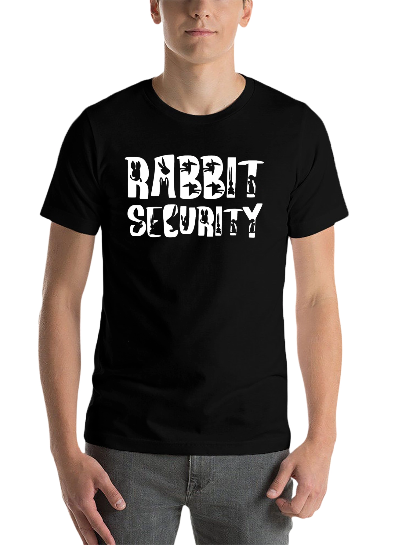 Black Rabbit Security Graphic T-Shirt view 7