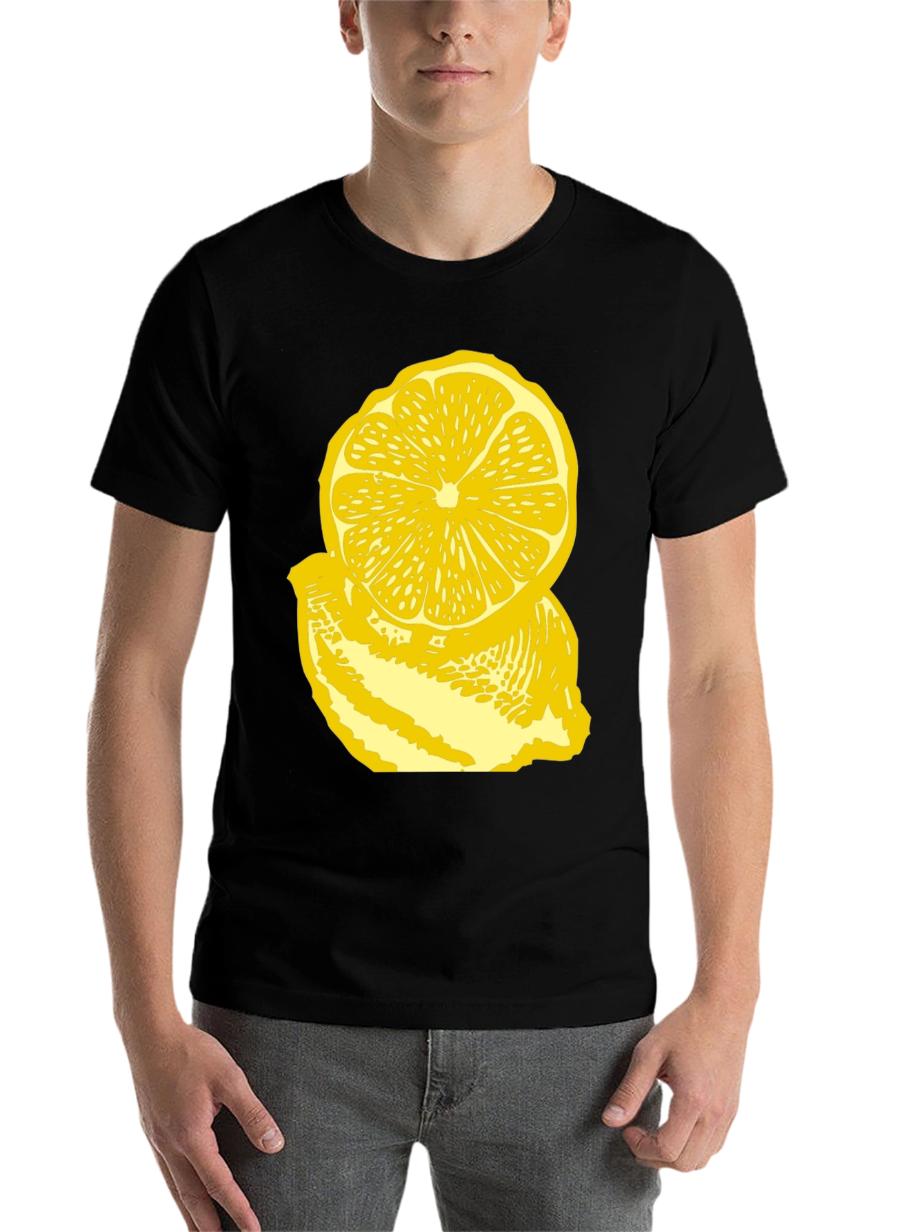 Black Lemon Graphic T-Shirt - Fresh & Fun Style view 7
