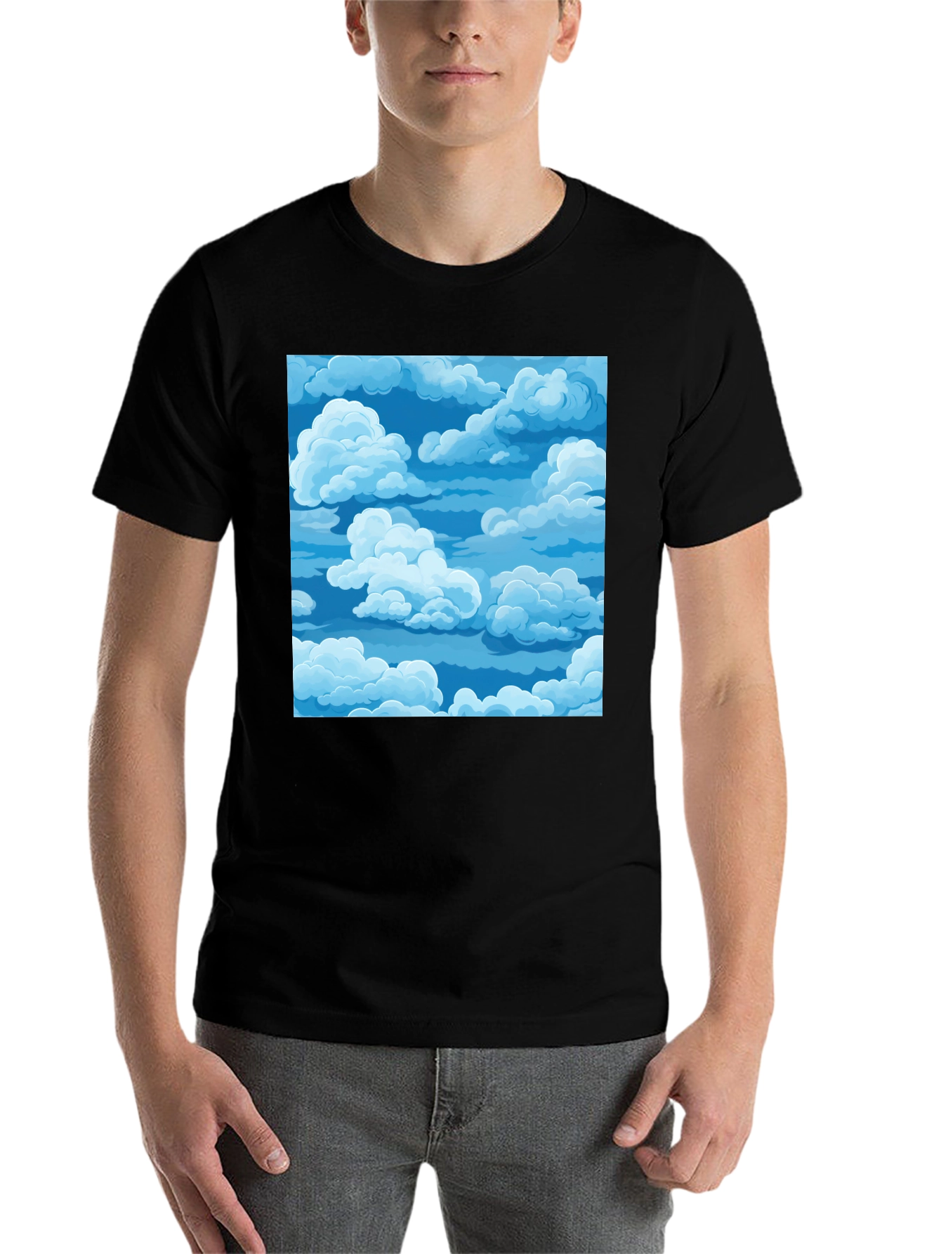 Cloudscape Graphic T-Shirt - Soft Cotton Tee - 7