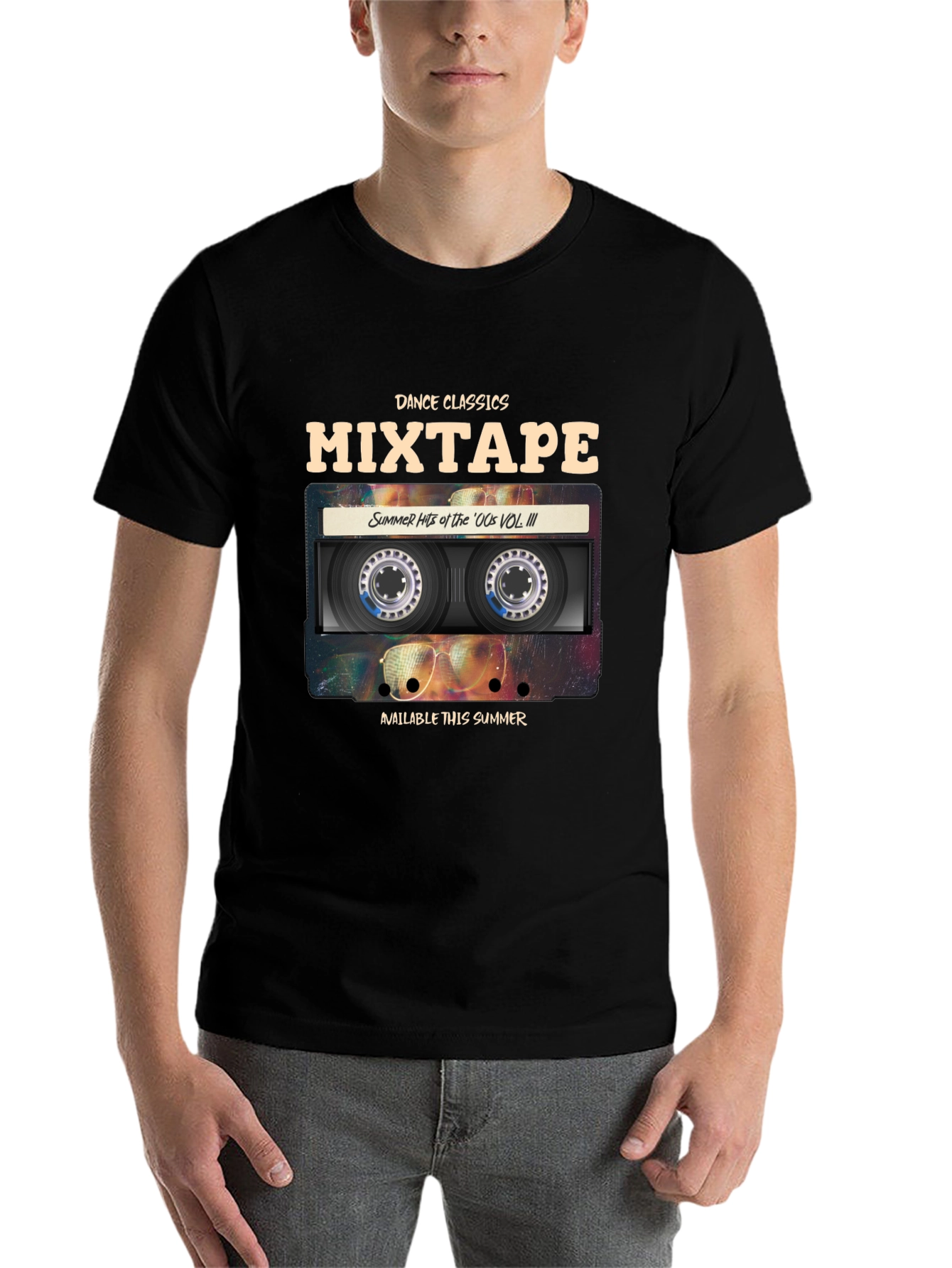 Black Dance Classics Mixtape T-Shirt view 7