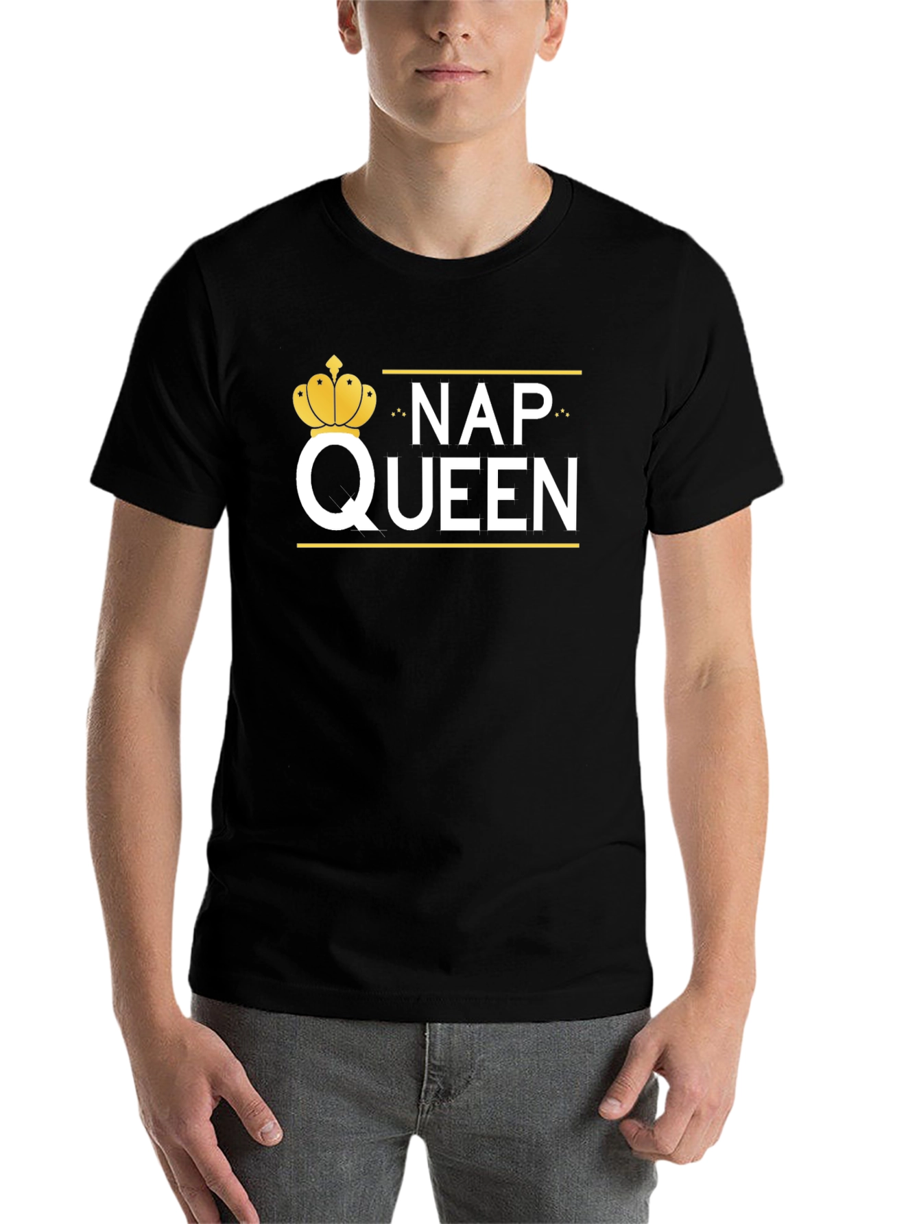 Black Nap Queen Graphic Tee - Black view 7