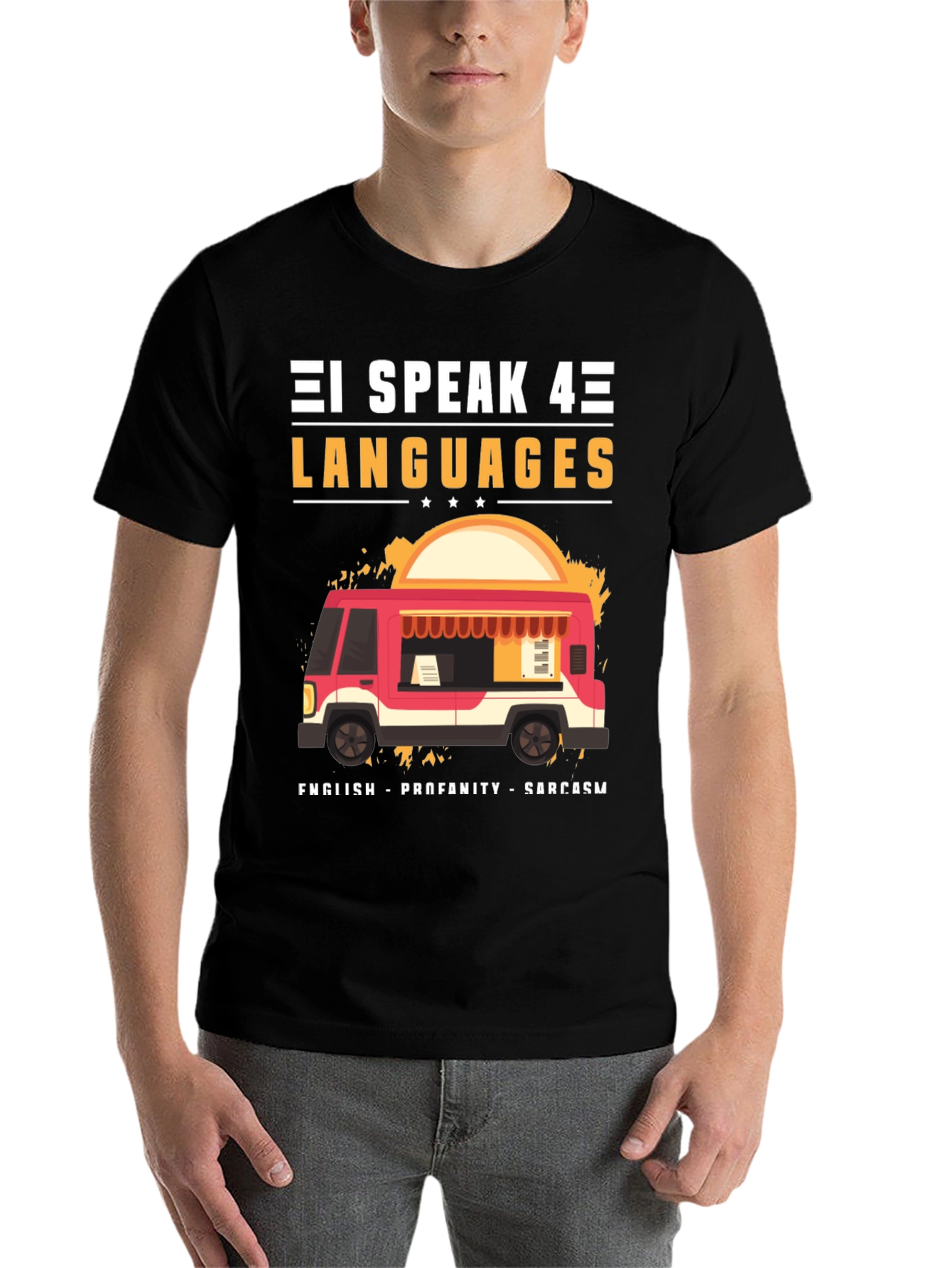 I Speak 4 Languages Graphic Tee - 7