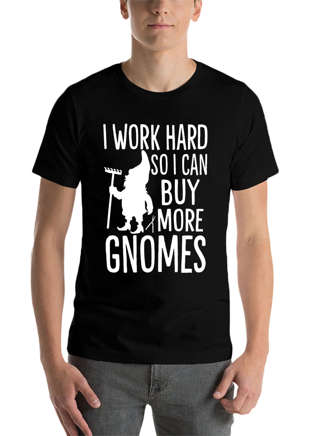 I Work Hard for Gnomes Tee - 7