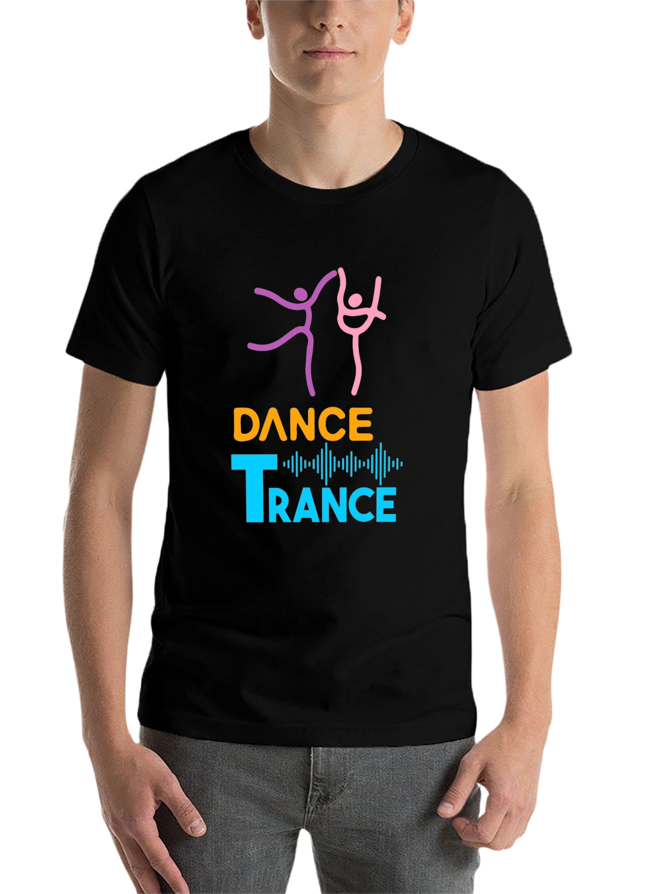 Black Dance Trance Graphic Tee view 7