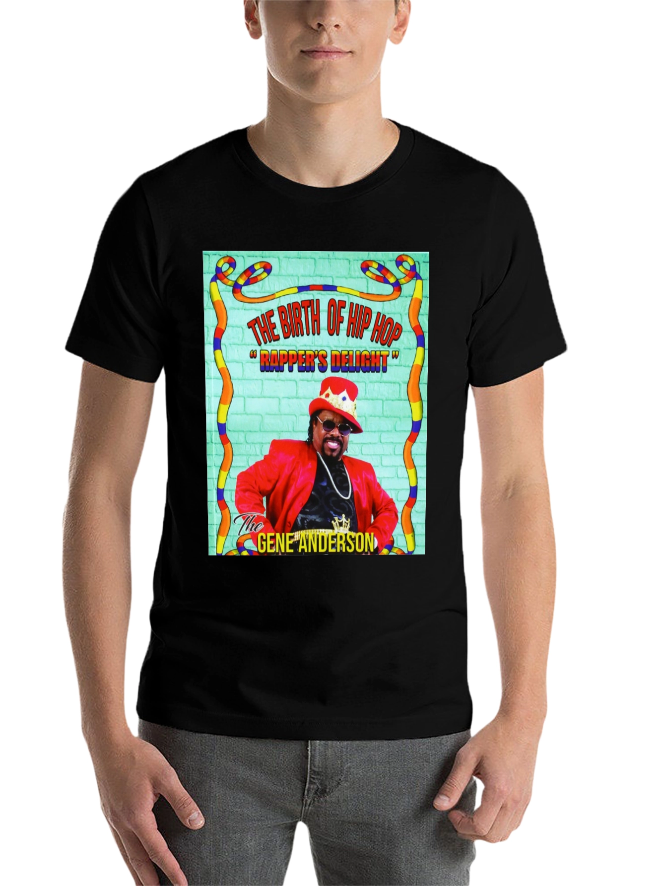 Black Birth of Hip Hop "Rapper's Delight" T-Shirt view 7