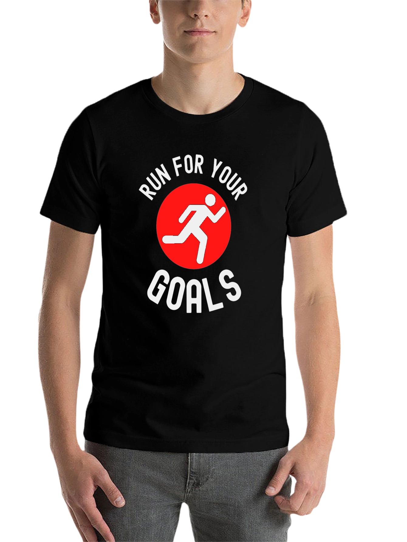 Run For Your Goals T-Shirt | Motivational Graphic Tee - 7