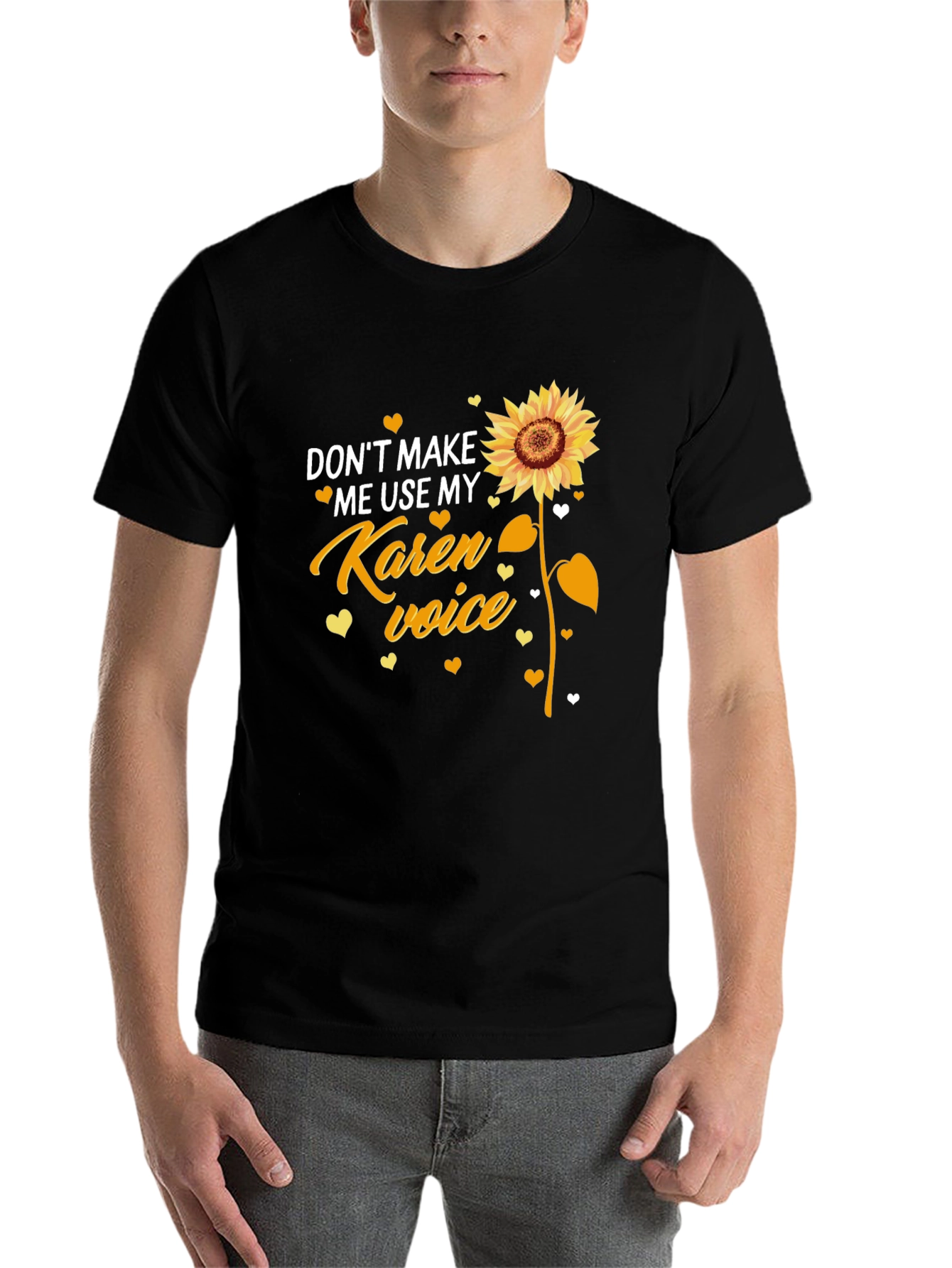 Black Don't Make Me Use My Karen Voice T-Shirt view 7