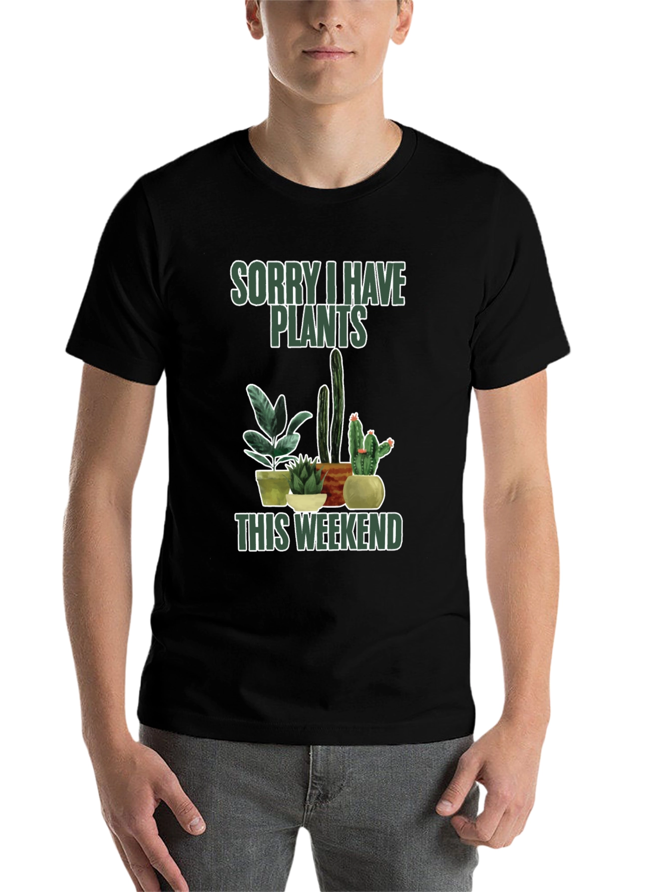 Sorry I Have Plants T-Shirt - Plant Lover Tee - 7