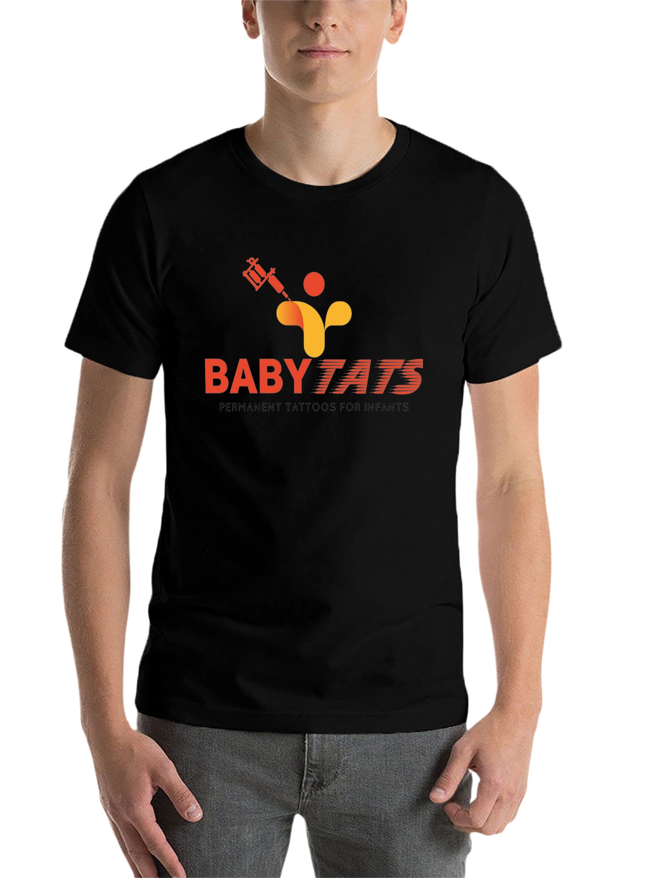 Black Baby Tats Graphic Tee - Permanent Tattoos for Infants view 7